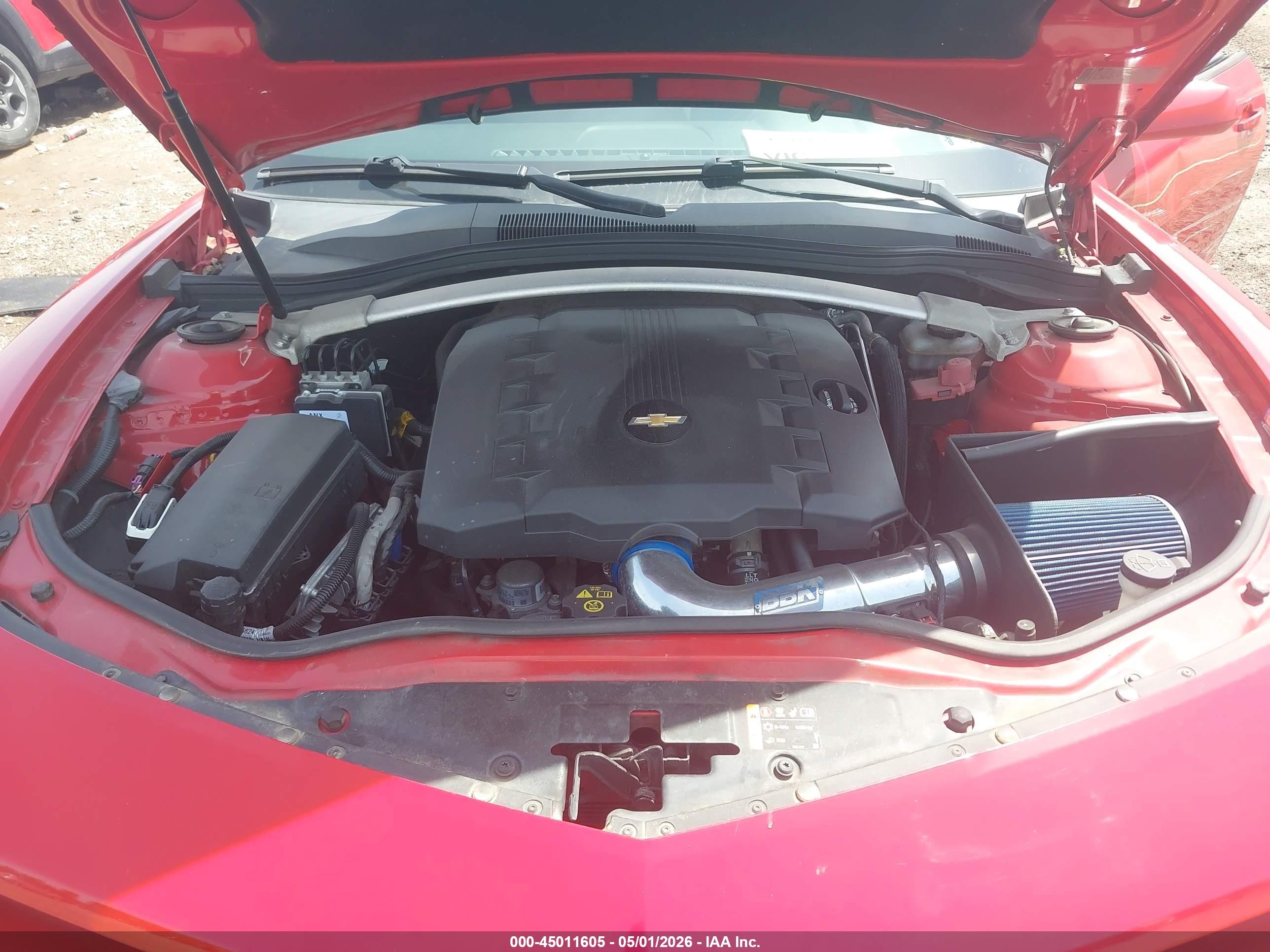 2012 Chevrolet Camaro 1lt Red vin: 2G1FB1E31C9194067