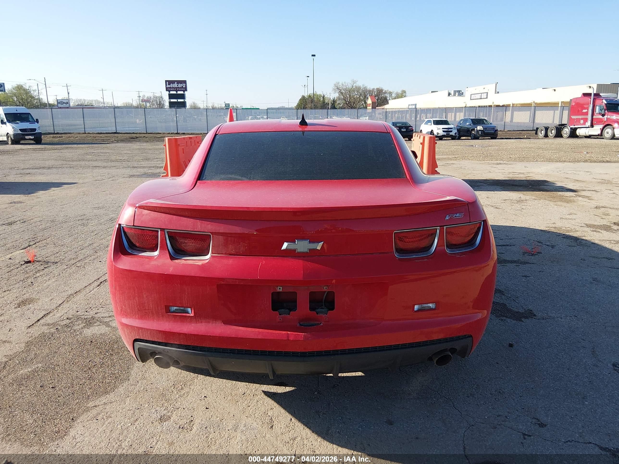 2012 Chevrolet Camaro 1lt Красный vin: 2G1FB1E31C9196675