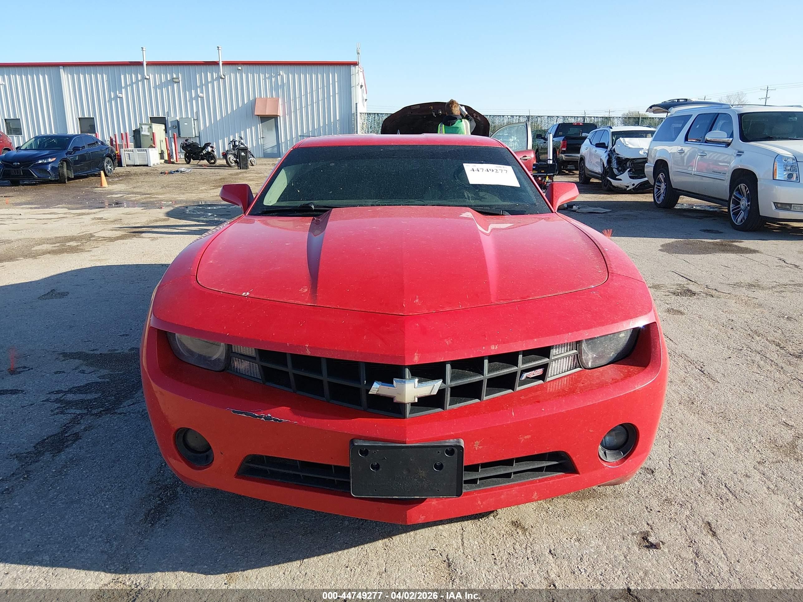 2012 Chevrolet Camaro 1lt Красный vin: 2G1FB1E31C9196675