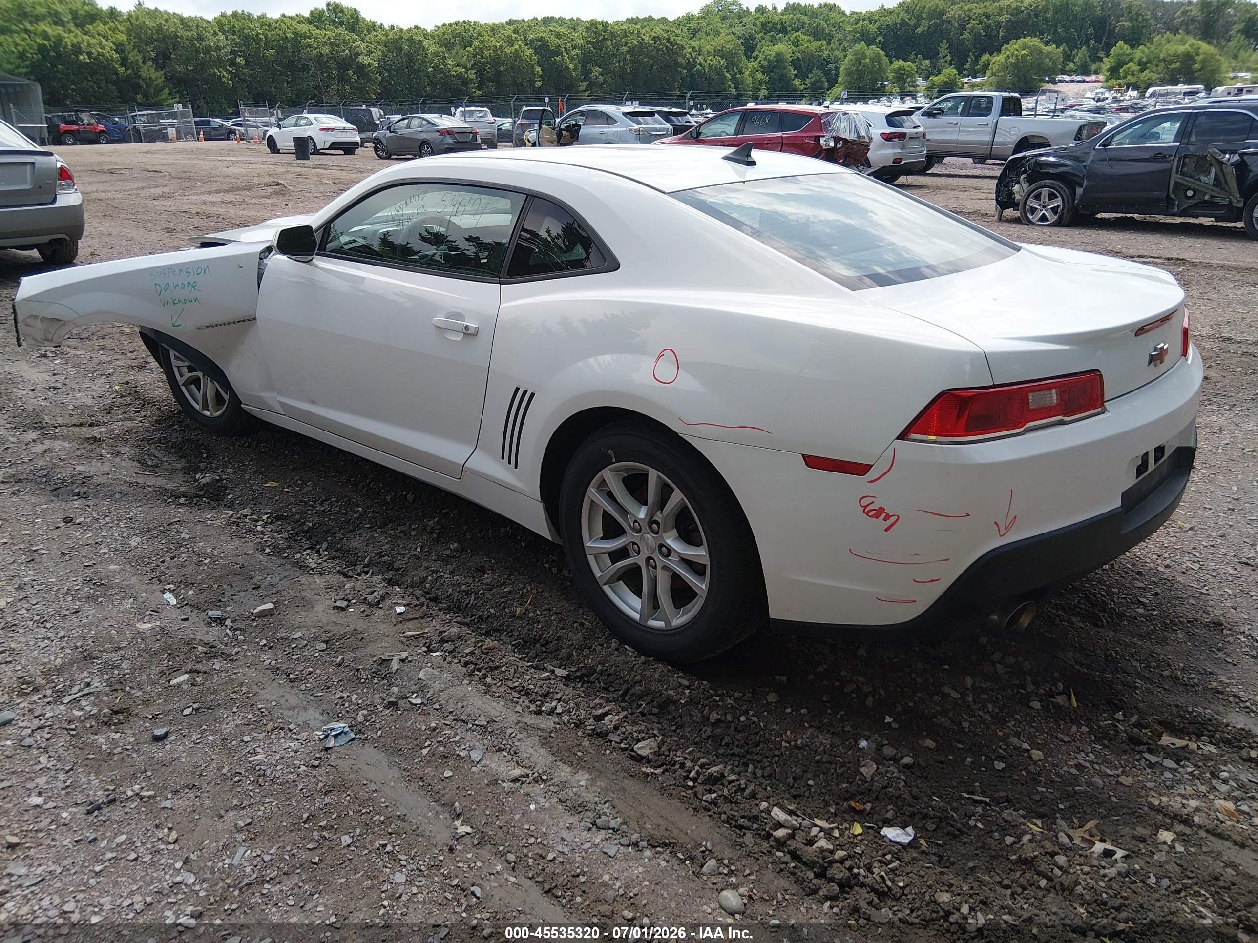 2014 Chevrolet Camaro 1lt Белый vin: 2G1FB1E31E9125639