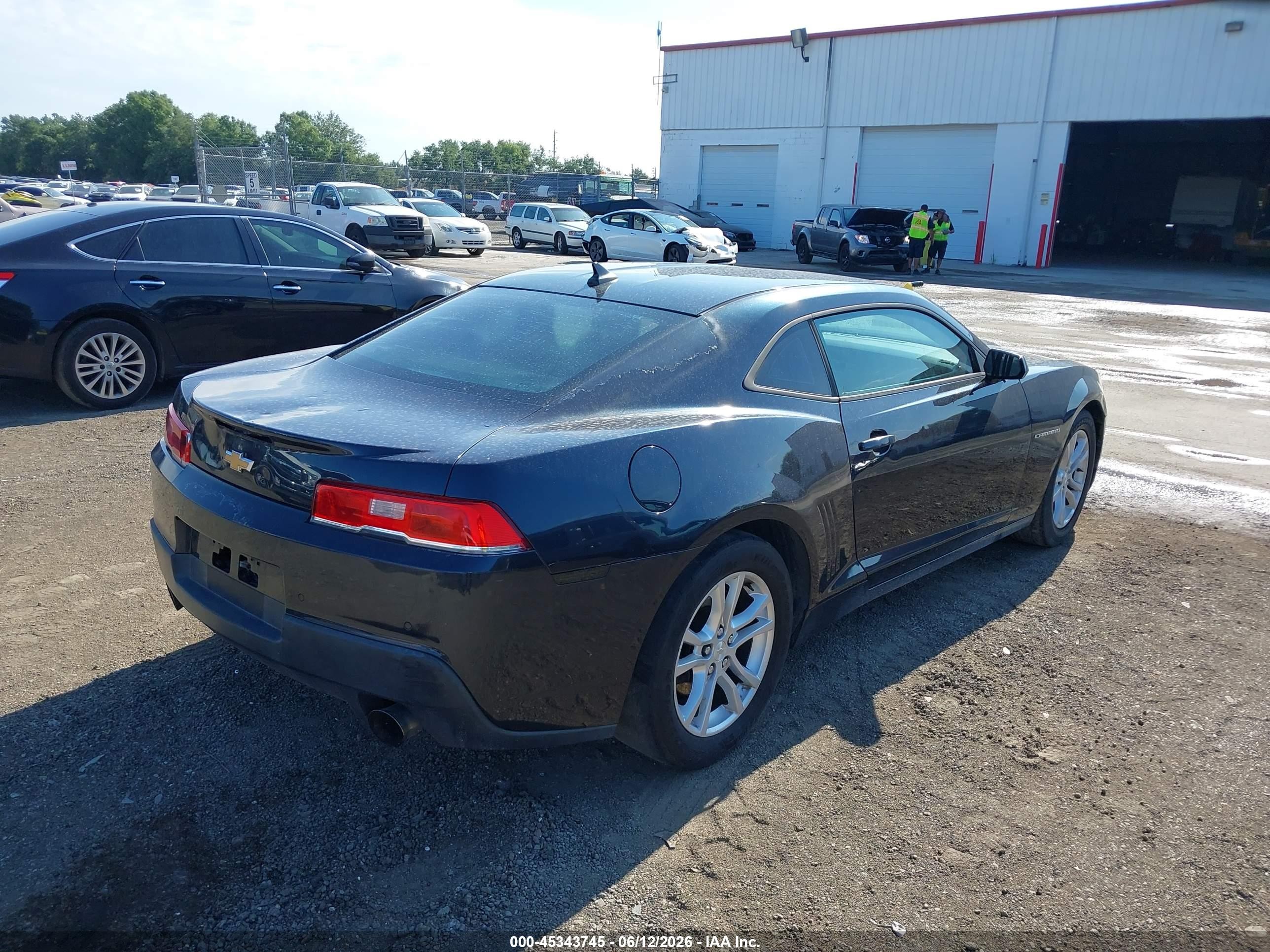 2014 Chevrolet Camaro 1lt Dark Blue vin: 2G1FB1E31E9297380