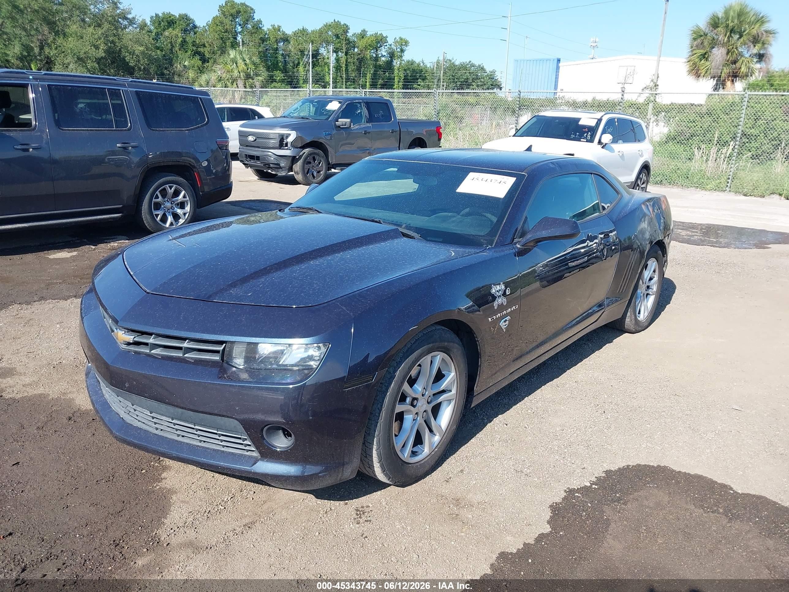 2014 Chevrolet Camaro 1lt Dark Blue vin: 2G1FB1E31E9297380