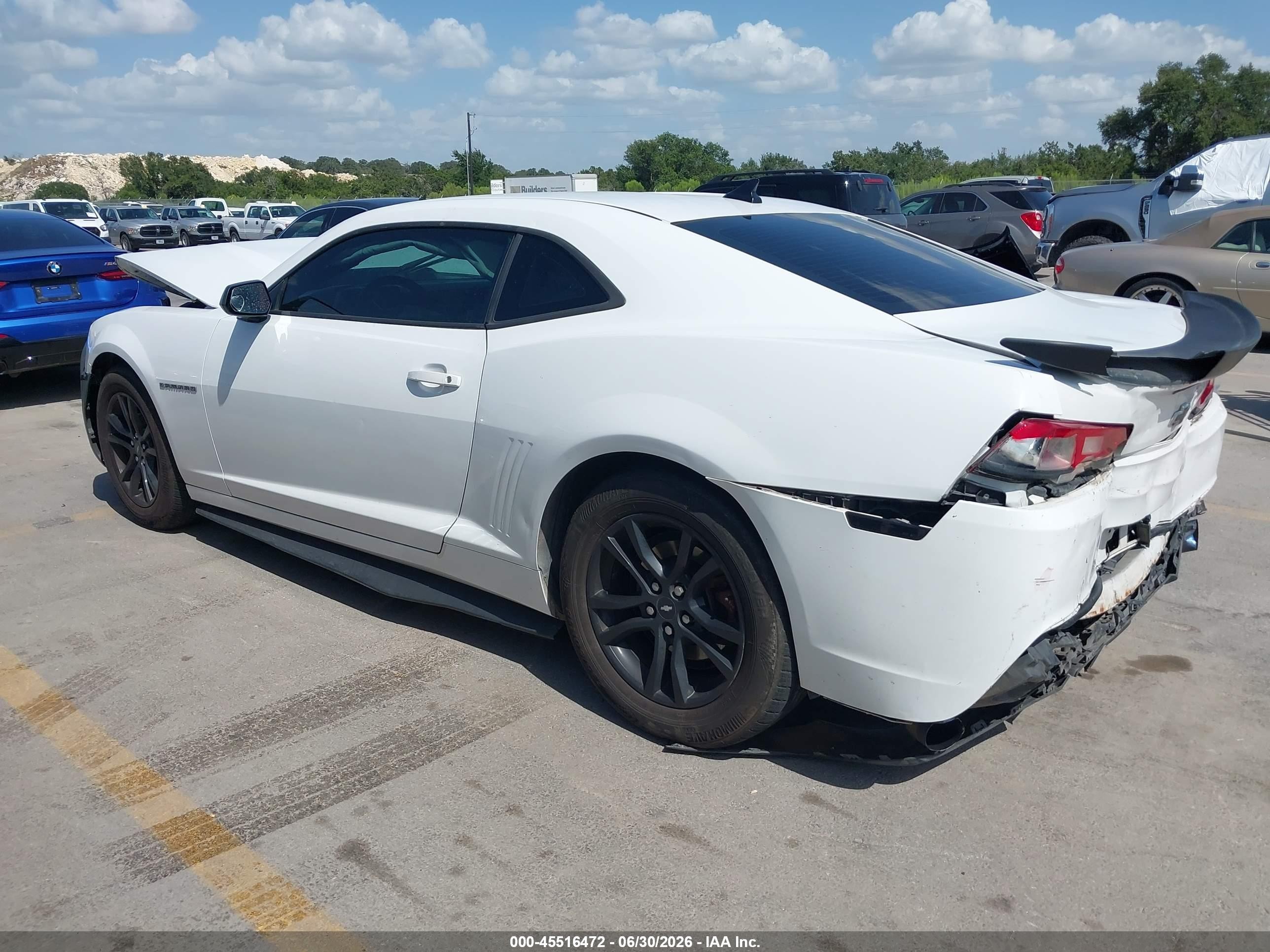 2015 Chevrolet Camaro 2ls White vin: 2G1FB1E31F9127196