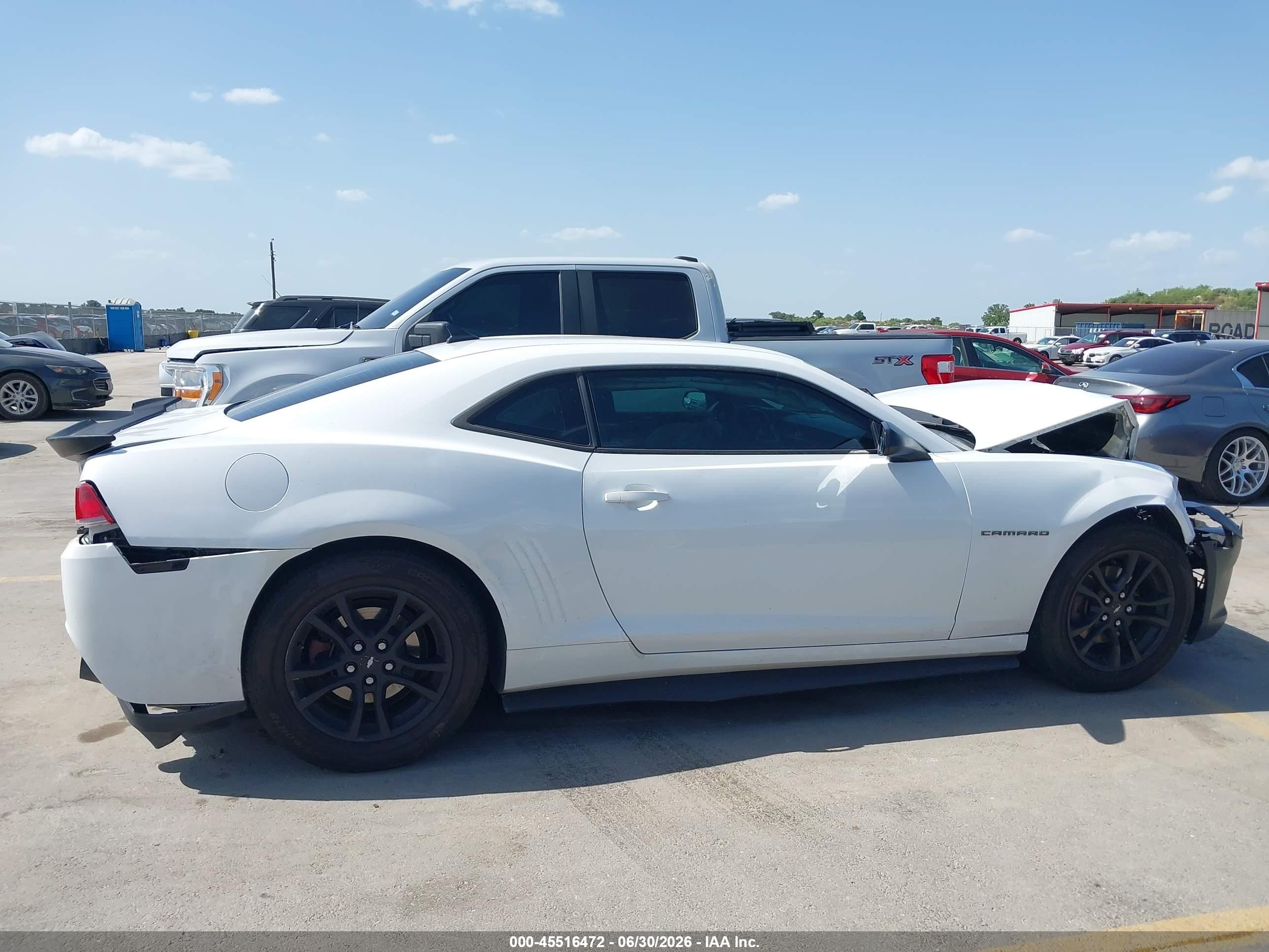 2015 Chevrolet Camaro 2ls White vin: 2G1FB1E31F9127196