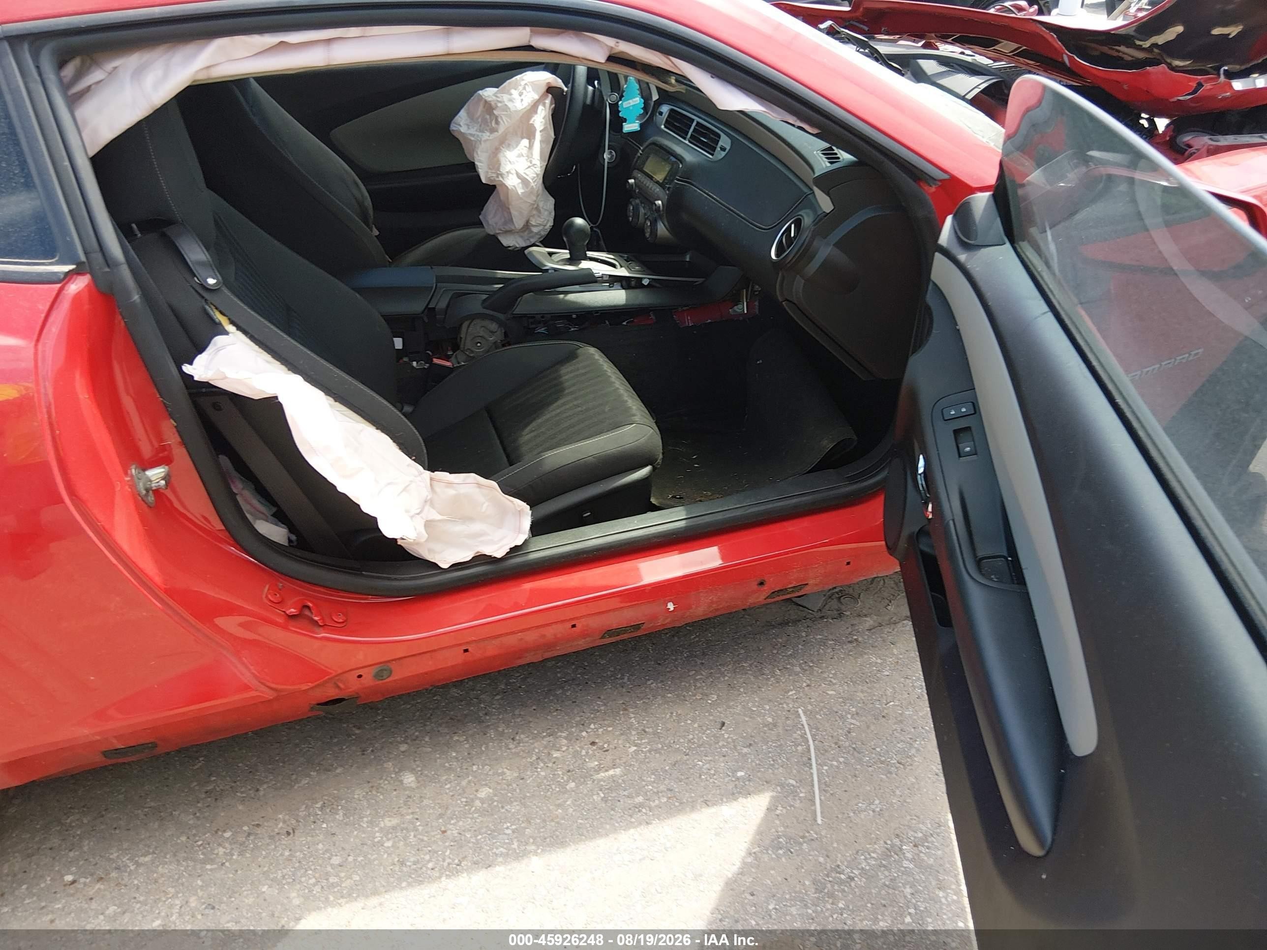 2015 Chevrolet Camaro 2ls Red vin: 2G1FB1E31F9198222