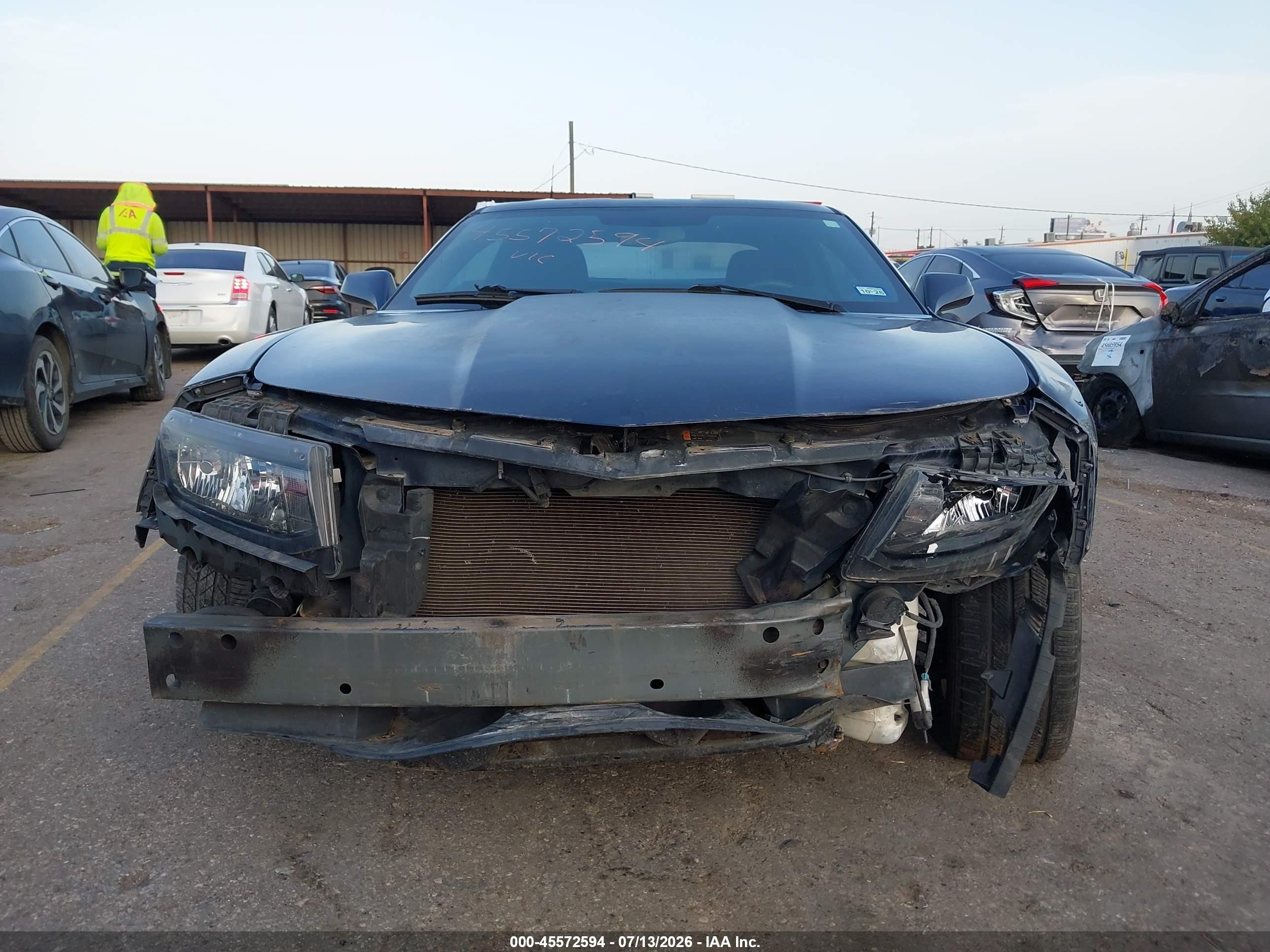 2015 Chevrolet Camaro 2ls Dark Blue vin: 2G1FB1E31F9220414