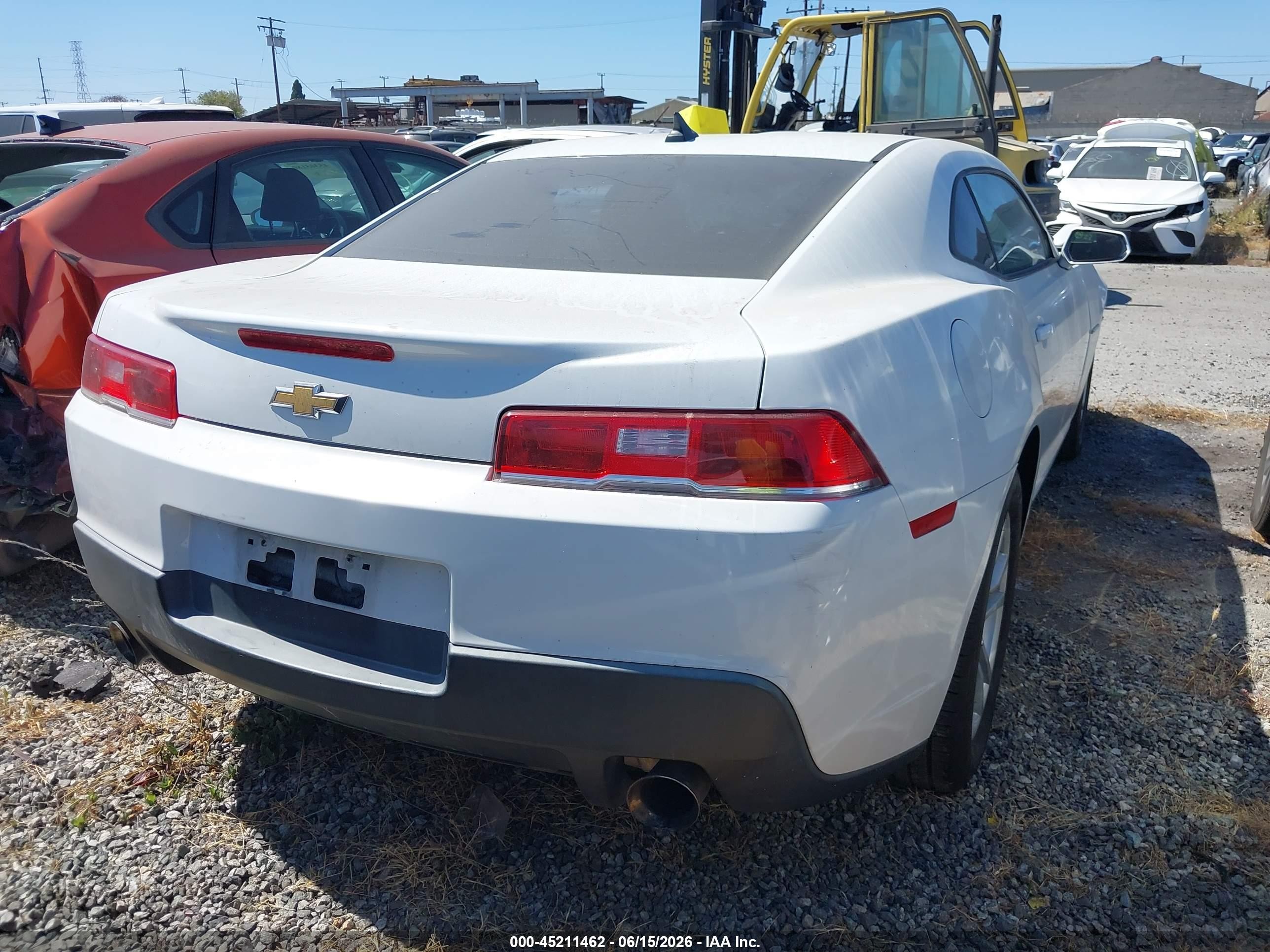 2015 Chevrolet Camaro 2ls White vin: 2G1FB1E31F9284209