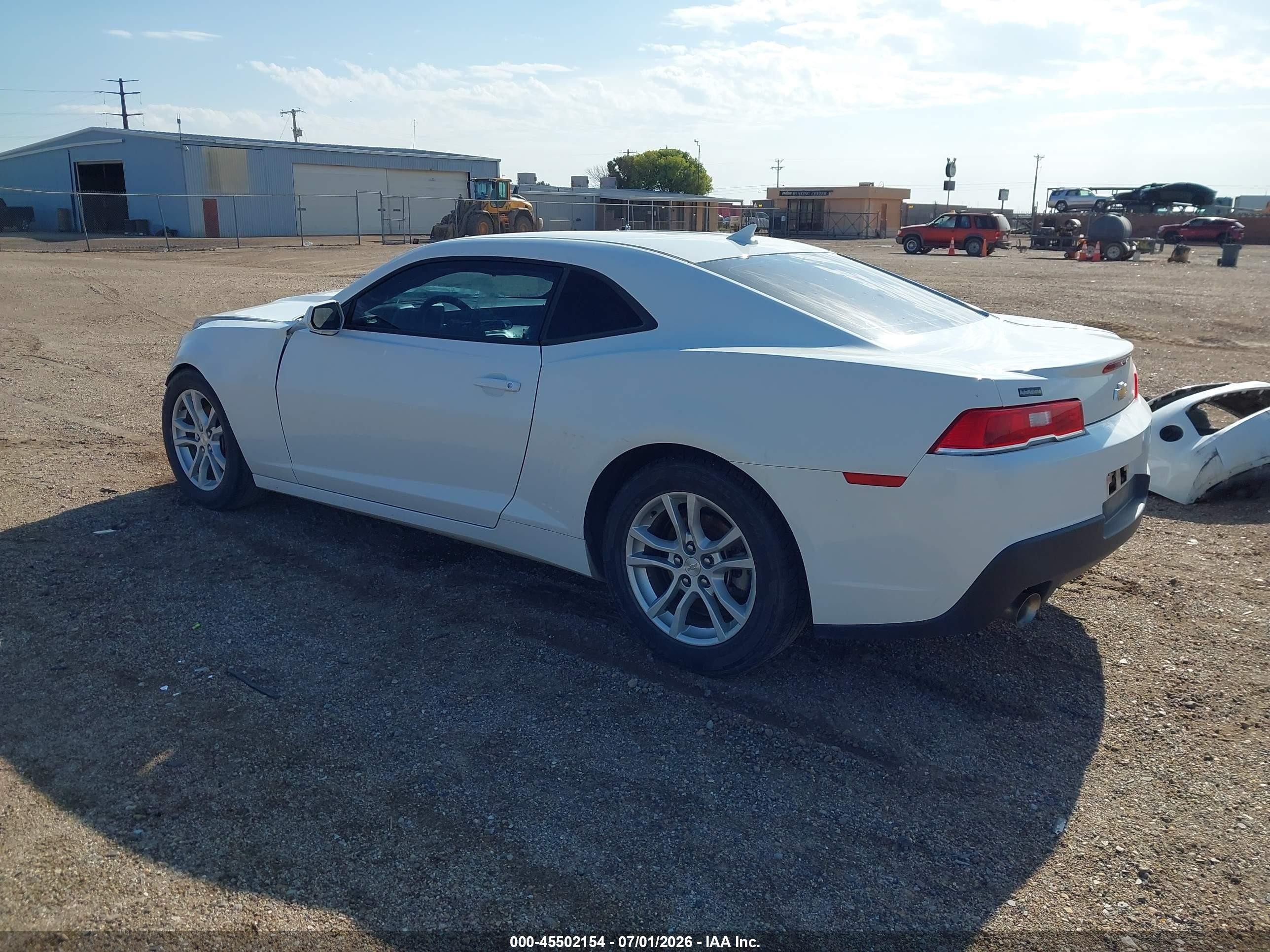 2015 Chevrolet Camaro 2ls White vin: 2G1FB1E31F9301588