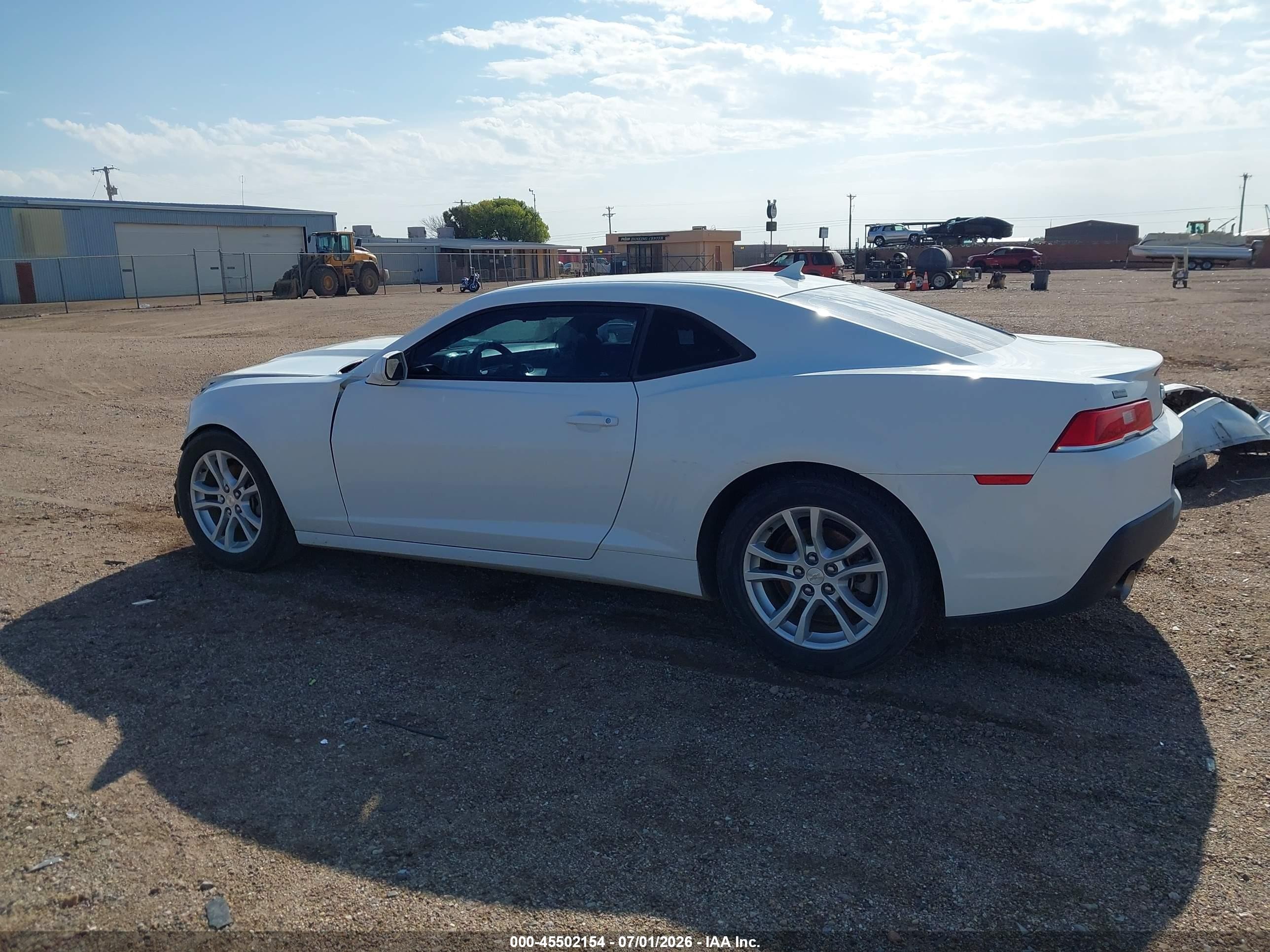 2015 Chevrolet Camaro 2ls White vin: 2G1FB1E31F9301588