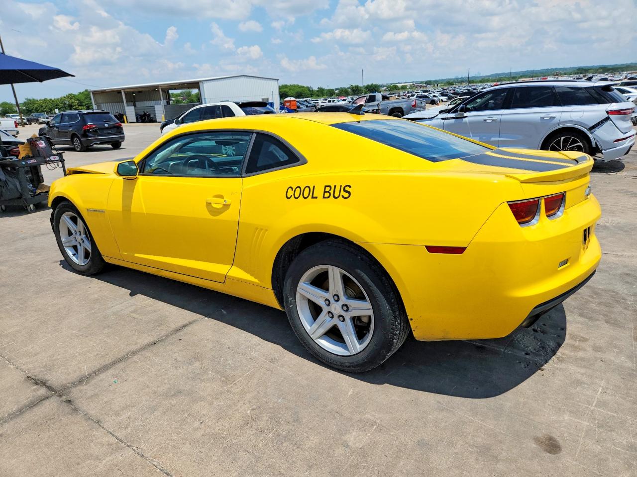 2012 Chevrolet Camaro Lt Yellow vin: 2G1FB1E32C9174894