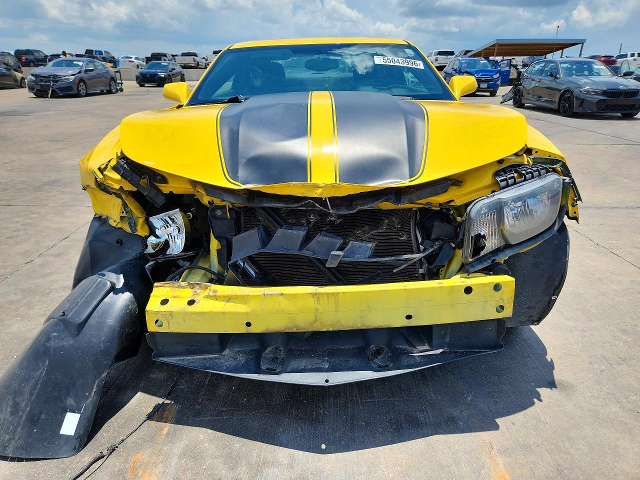 2012 Chevrolet Camaro Lt Yellow vin: 2G1FB1E32C9174894