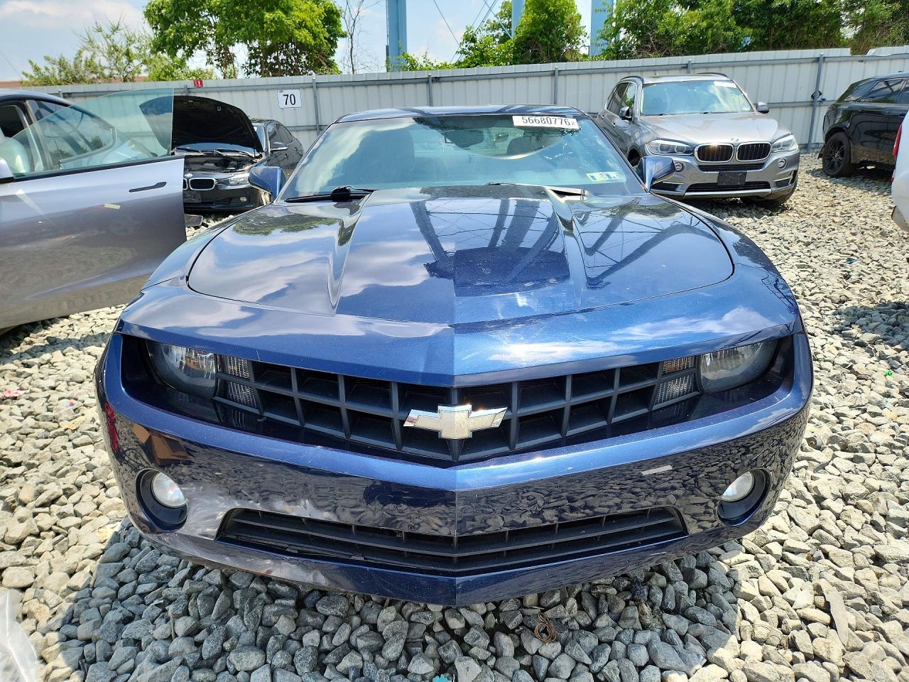 2012 Chevrolet Camaro Lt Blue vin: 2G1FB1E32C9192537