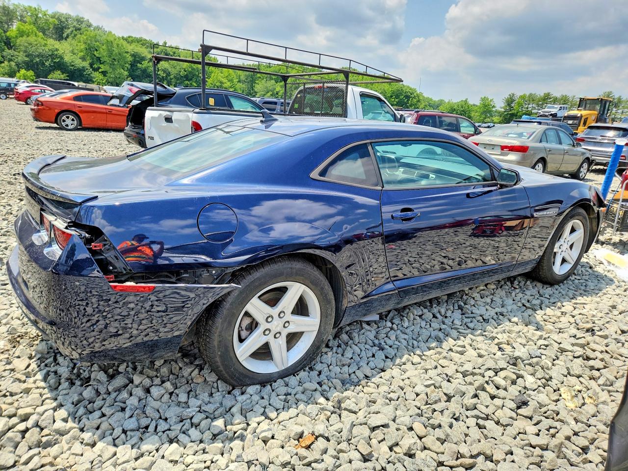 2012 Chevrolet Camaro Lt Blue vin: 2G1FB1E32C9192537