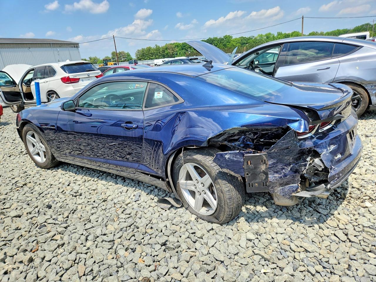 2012 Chevrolet Camaro Lt Blue vin: 2G1FB1E32C9192537