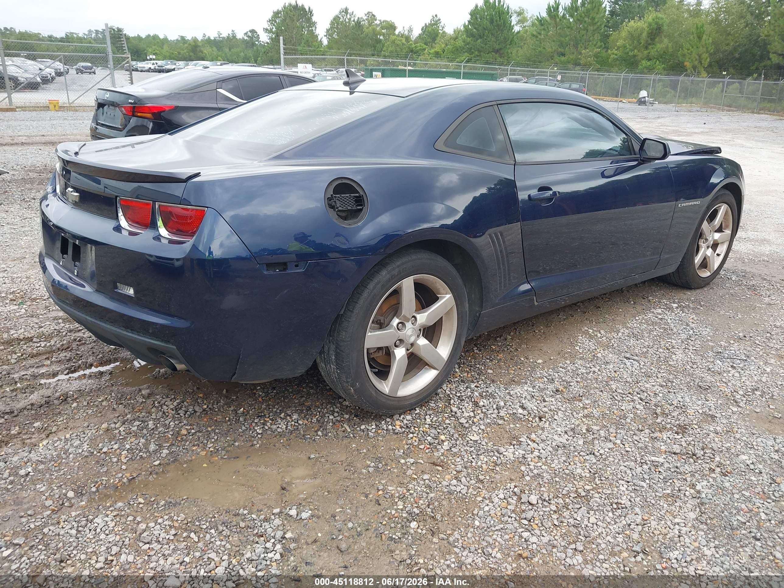 2012 Chevrolet Camaro 1lt Dark Blue vin: 2G1FB1E32C9201690