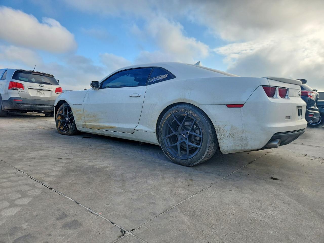 2012 Chevrolet Camaro Lt White vin: 2G1FB1E32C9204492