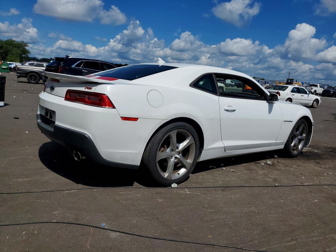 2014 Chevrolet Camaro Lt White vin: 2G1FB1E32E9257759