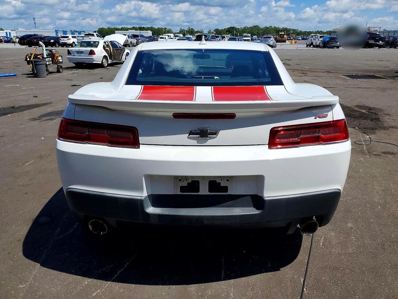 2014 Chevrolet Camaro Lt White vin: 2G1FB1E32E9257759