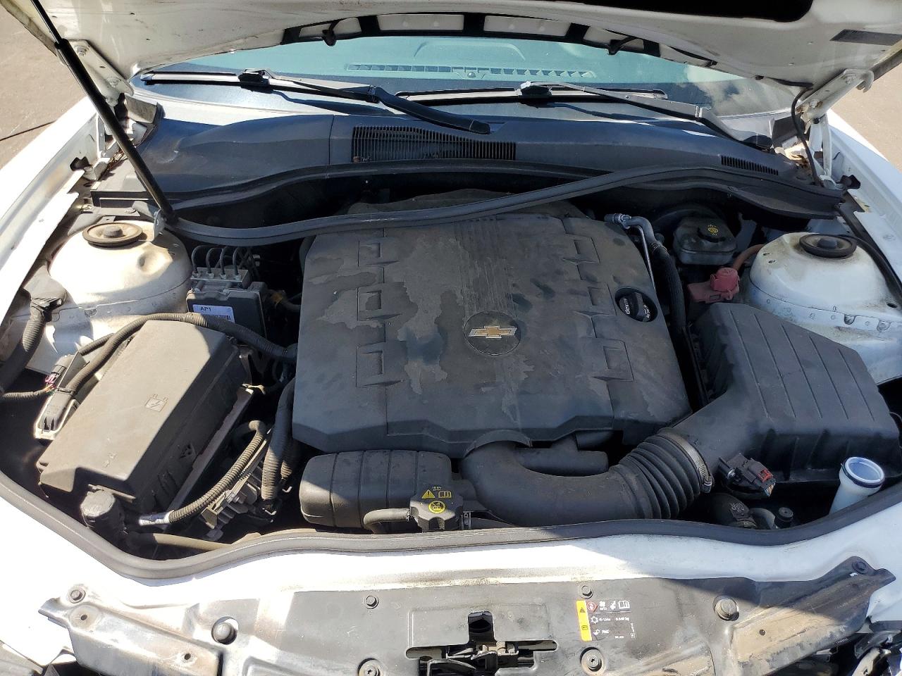 2014 Chevrolet Camaro Lt White vin: 2G1FB1E32E9257759