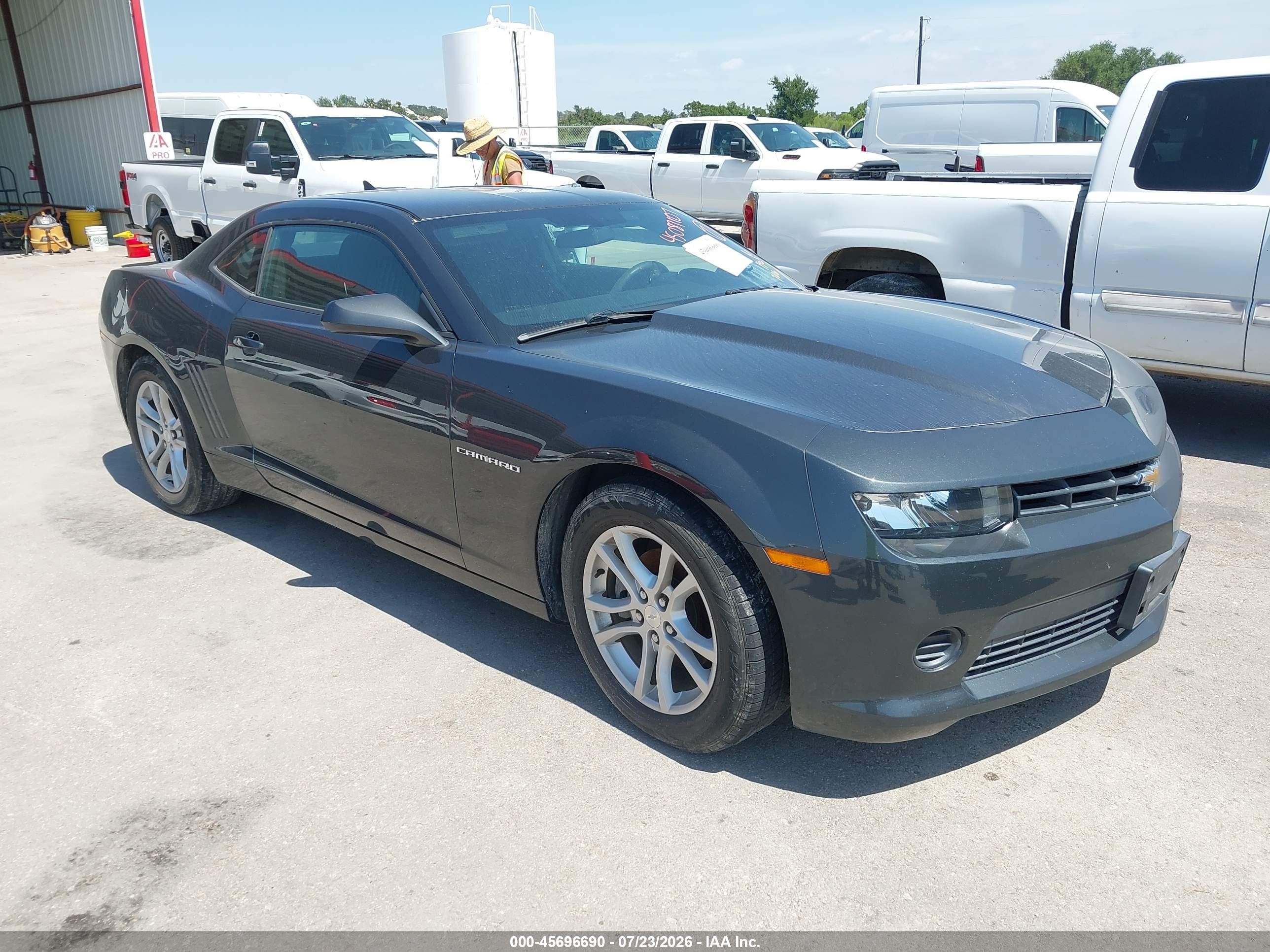 2015 Chevrolet Camaro 2ls Gray vin: 2G1FB1E32F9268908