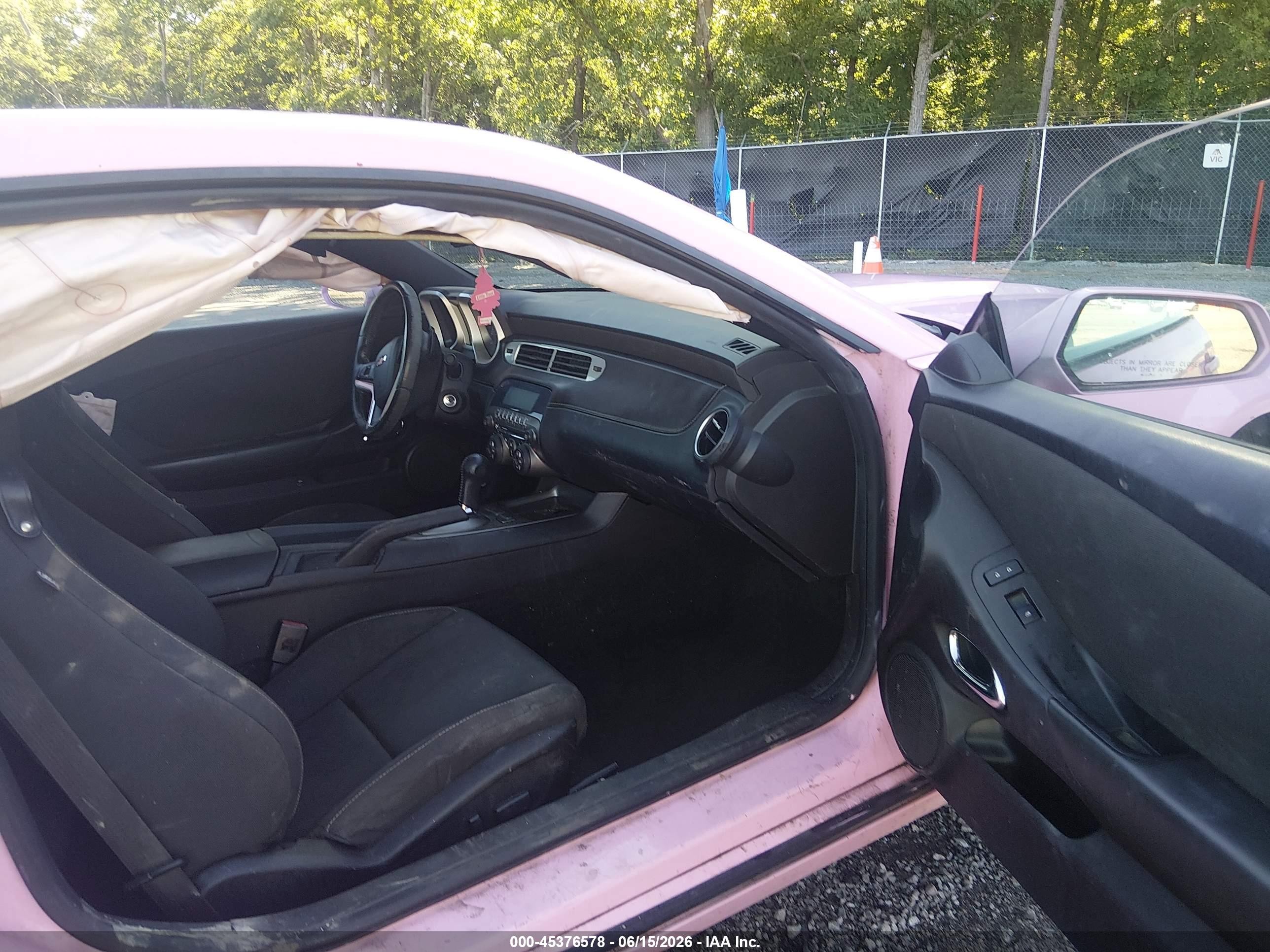 2012 Chevrolet Camaro 1lt Розовый vin: 2G1FB1E33C9139586