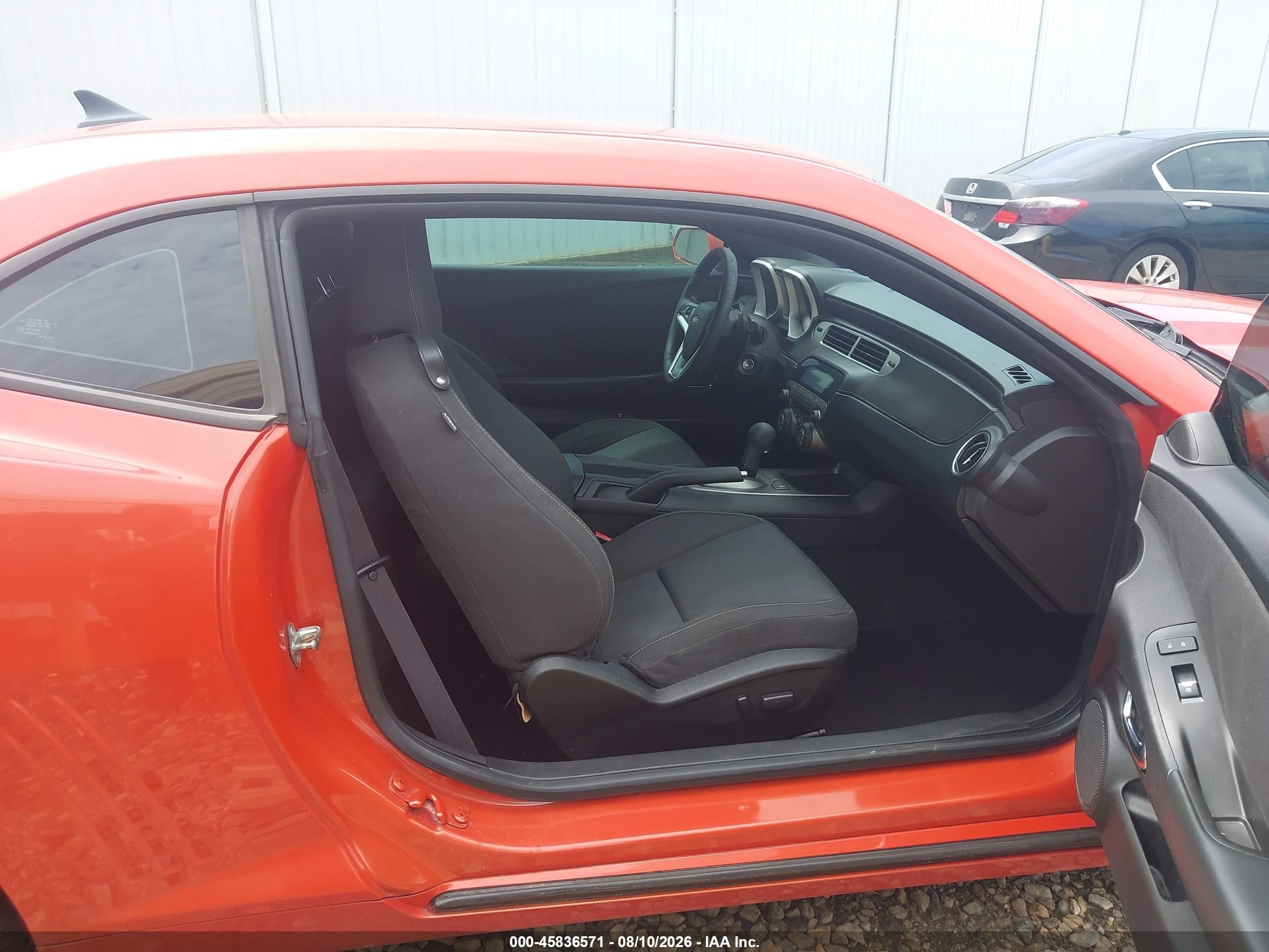 2012 Chevrolet Camaro 1lt Оранжевый vin: 2G1FB1E33C9151026
