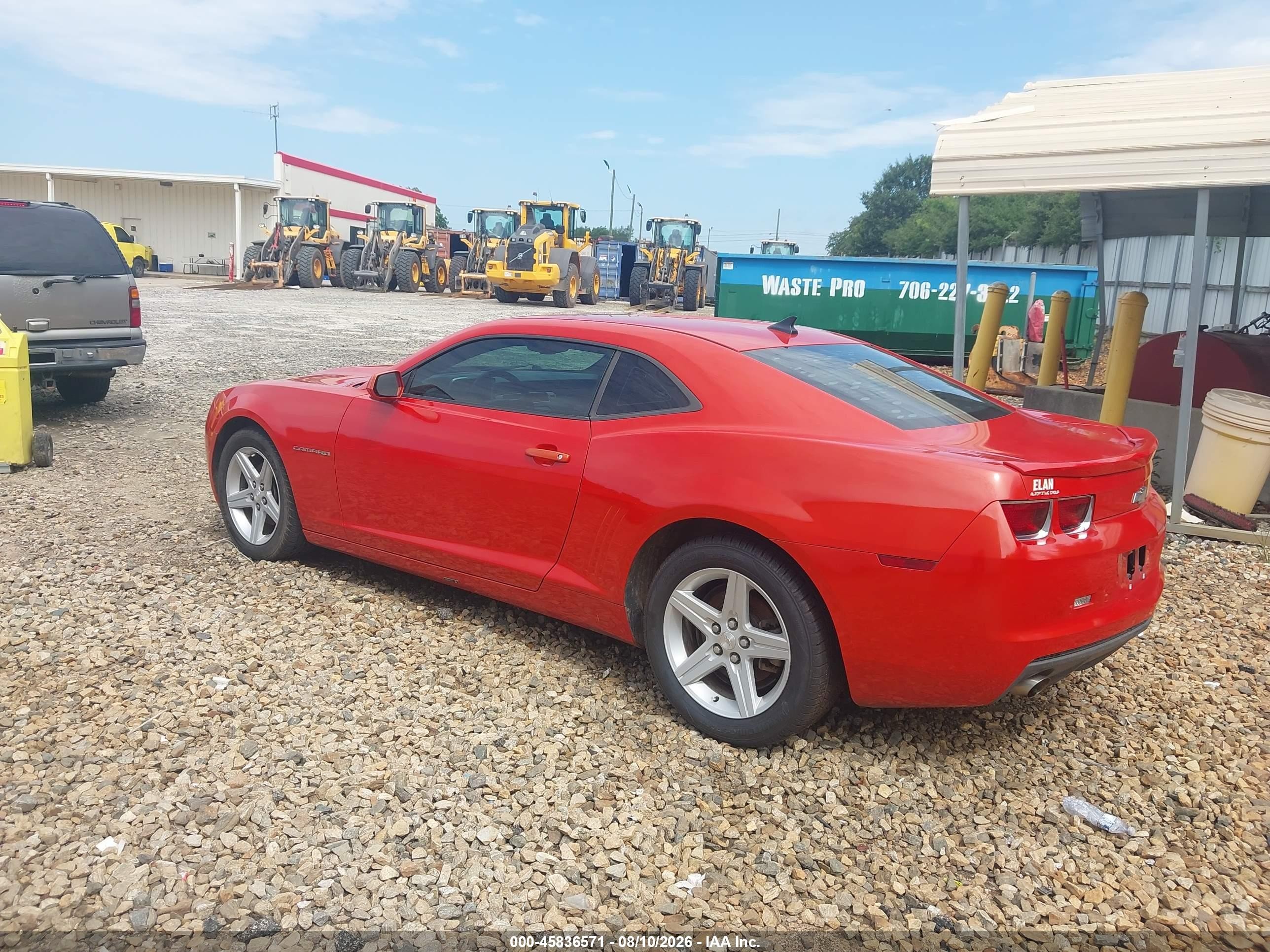 2012 Chevrolet Camaro 1lt Оранжевый vin: 2G1FB1E33C9151026