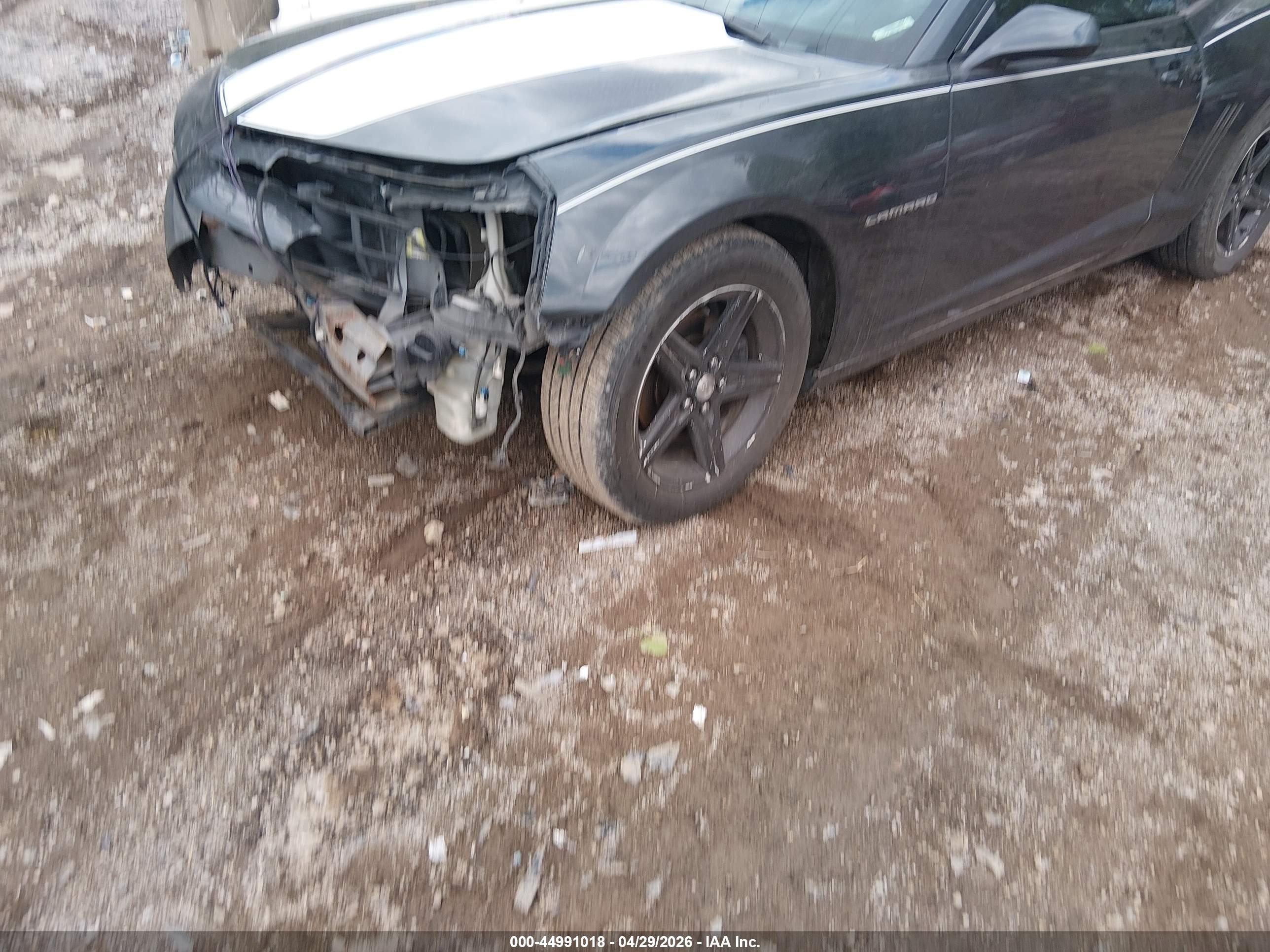 2012 Chevrolet Camaro 1lt Black vin: 2G1FB1E33C9178355