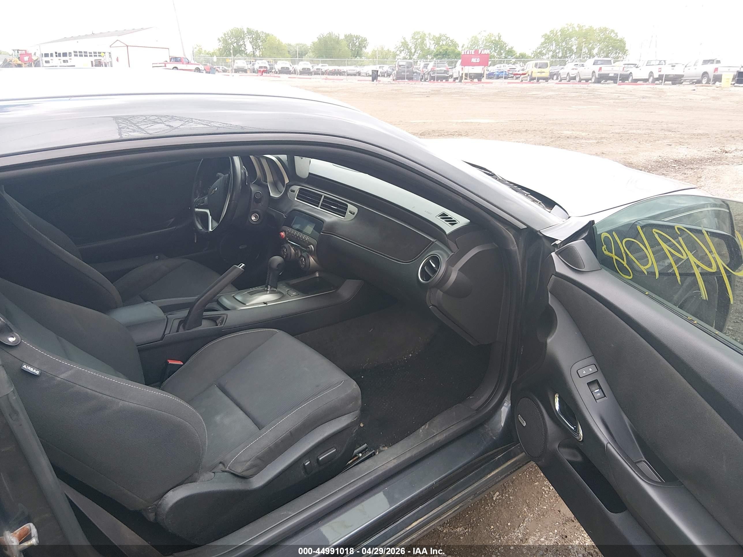2012 Chevrolet Camaro 1lt Black vin: 2G1FB1E33C9178355