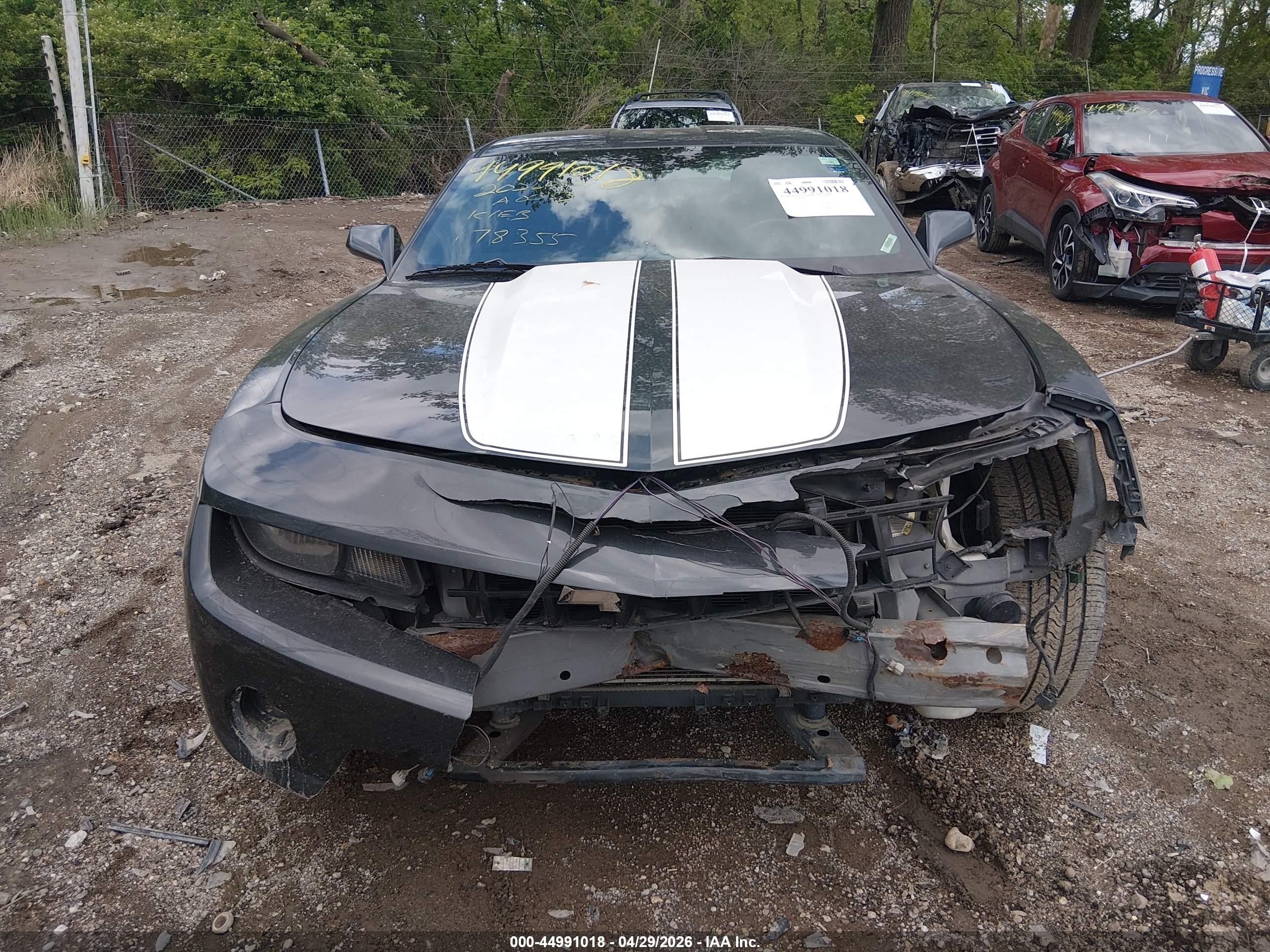 2012 Chevrolet Camaro 1lt Black vin: 2G1FB1E33C9178355