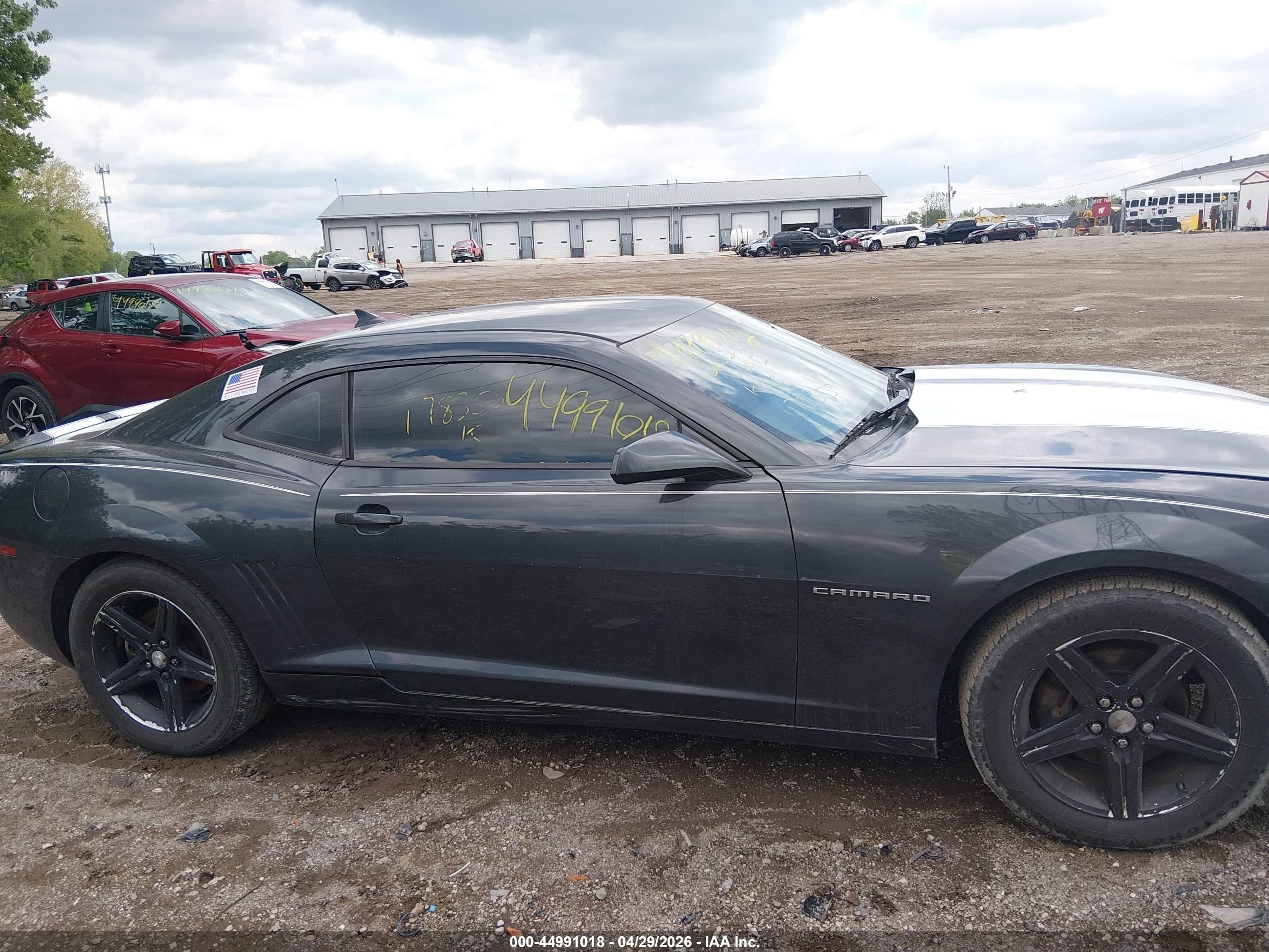 2012 Chevrolet Camaro 1lt Black vin: 2G1FB1E33C9178355