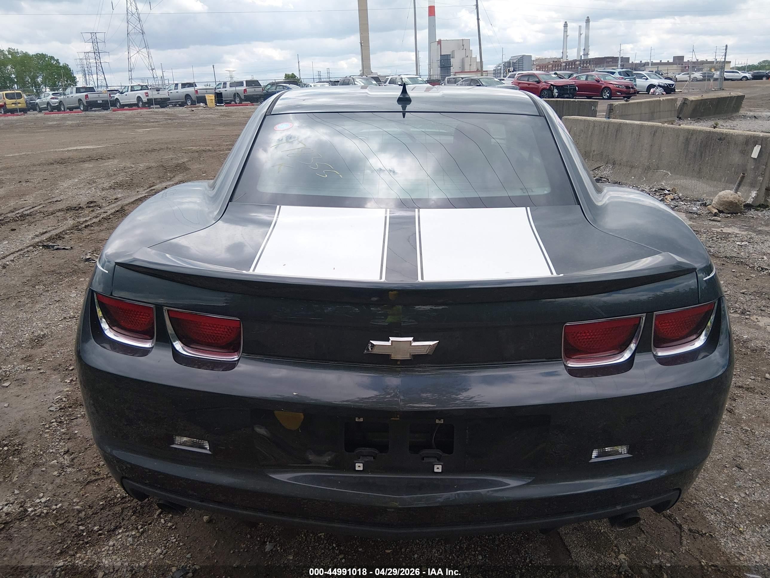 2012 Chevrolet Camaro 1lt Black vin: 2G1FB1E33C9178355