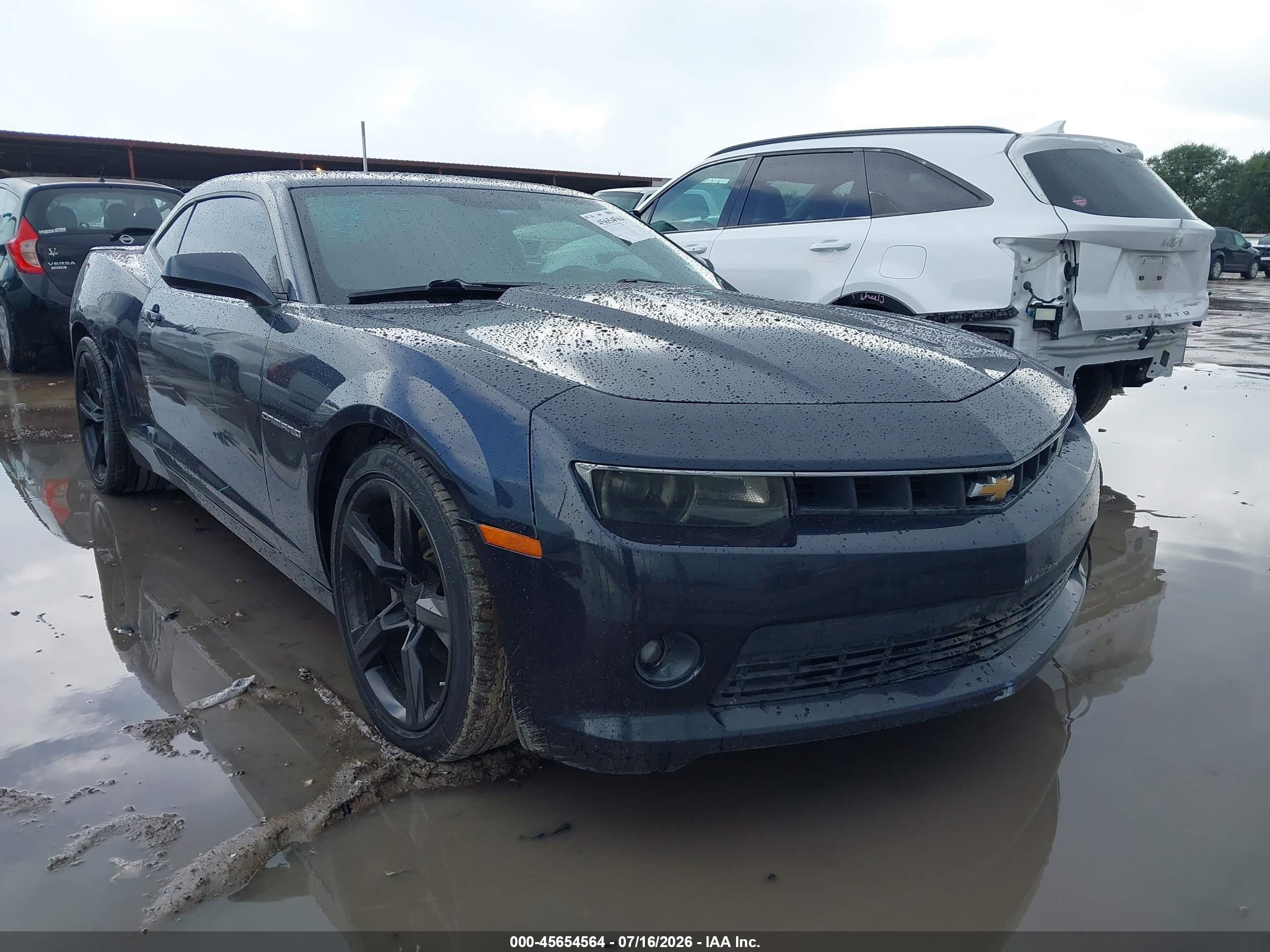 2014 Chevrolet Camaro 1lt Dark Blue vin: 2G1FB1E33E9199452