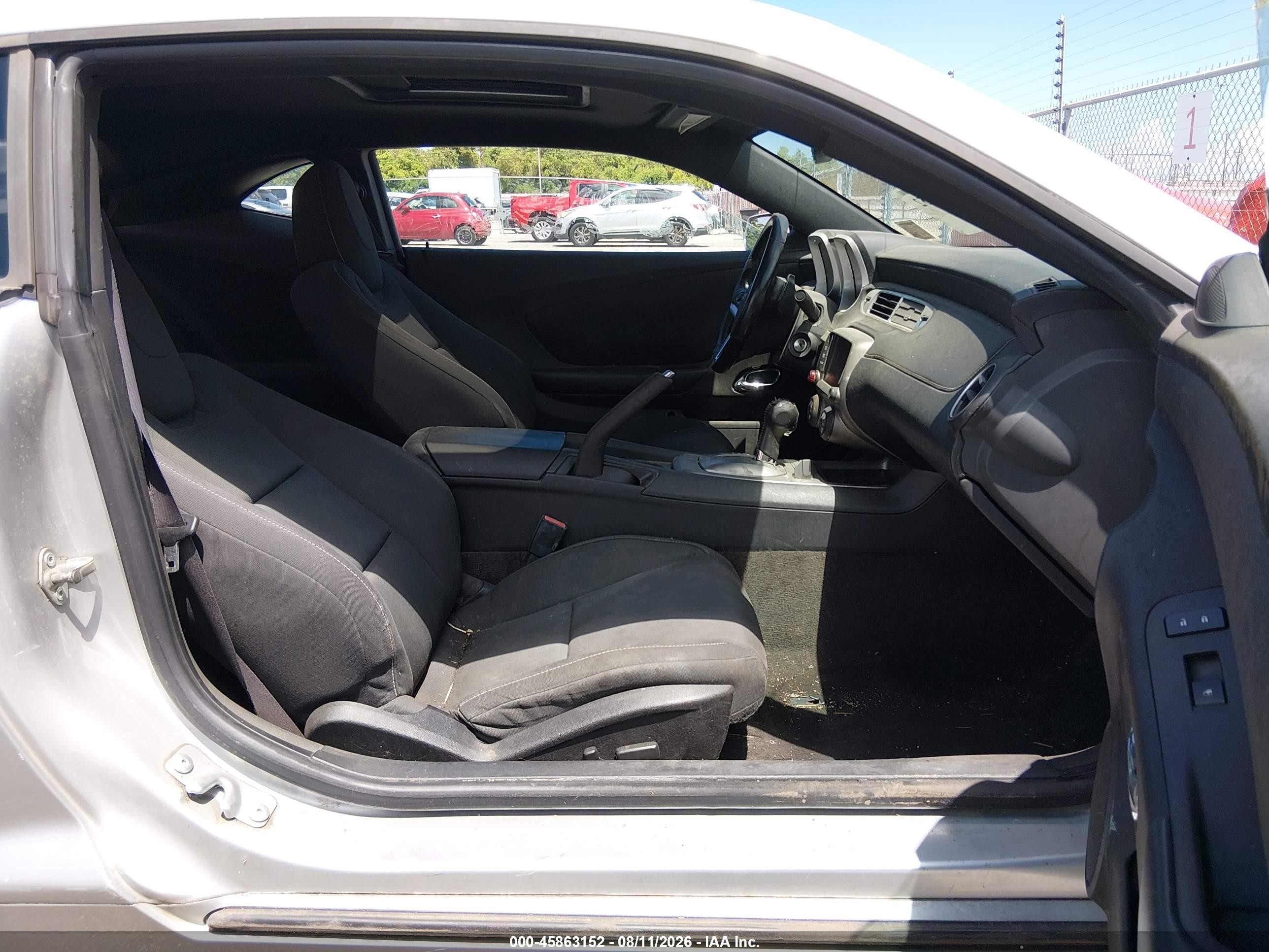 2014 Chevrolet Camaro 1lt Silver vin: 2G1FB1E33E9270732