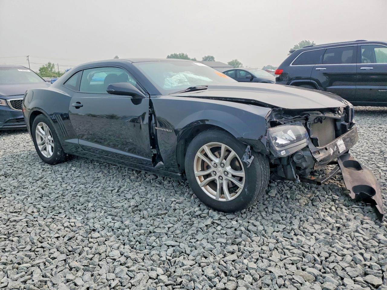 2015 Chevrolet Camaro Black vin: 2G1FB1E33F9119620