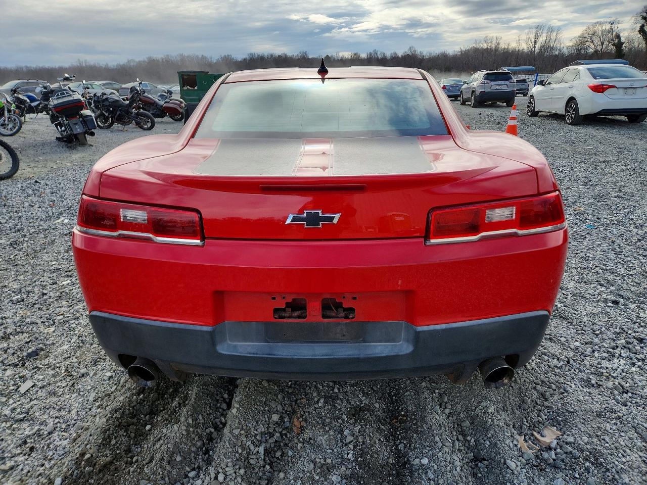2015 Chevrolet Camaro Ls Красный vin: 2G1FB1E33F9178151