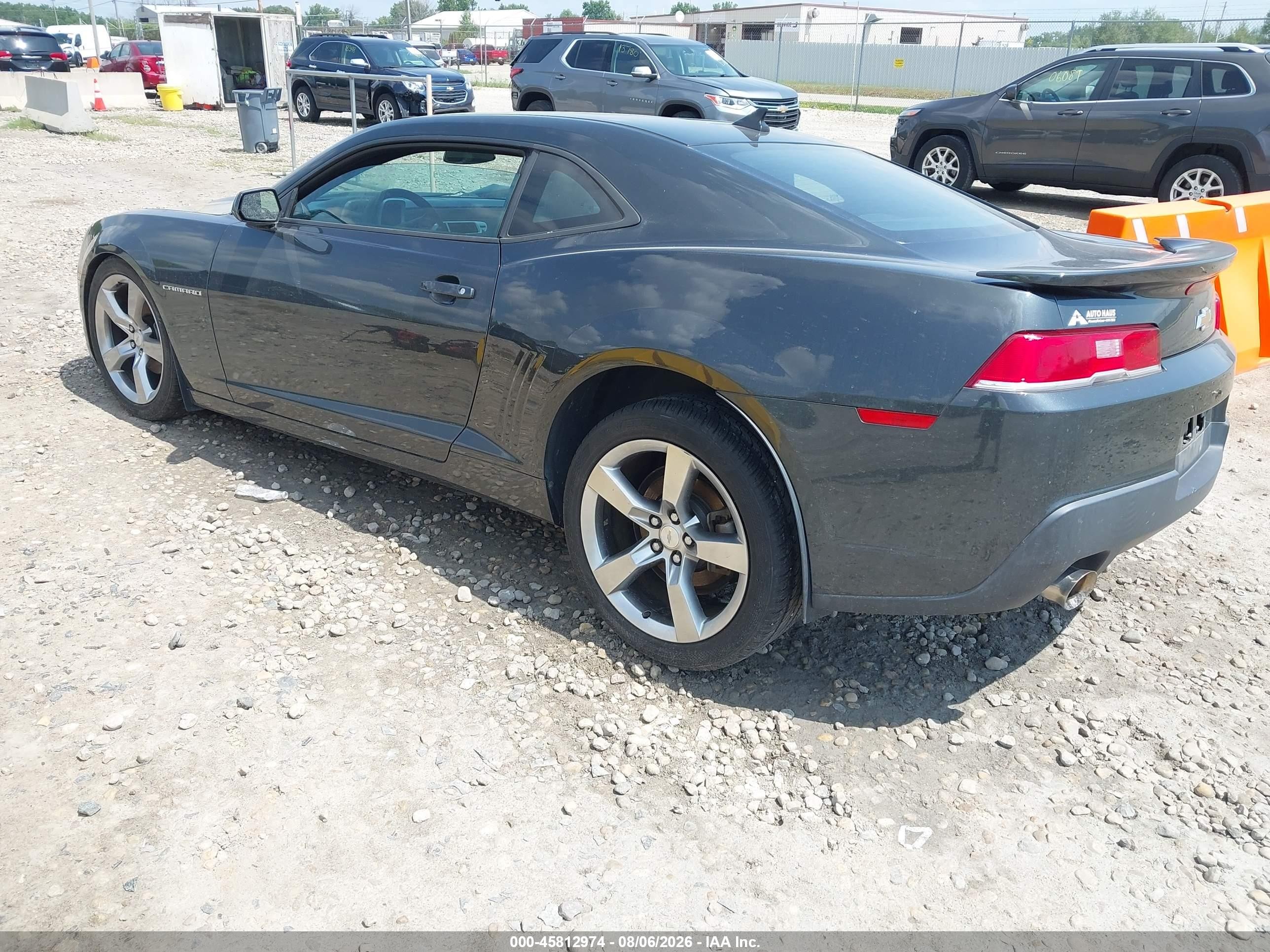 2015 Chevrolet Camaro 2ls Gray vin: 2G1FB1E33F9194995