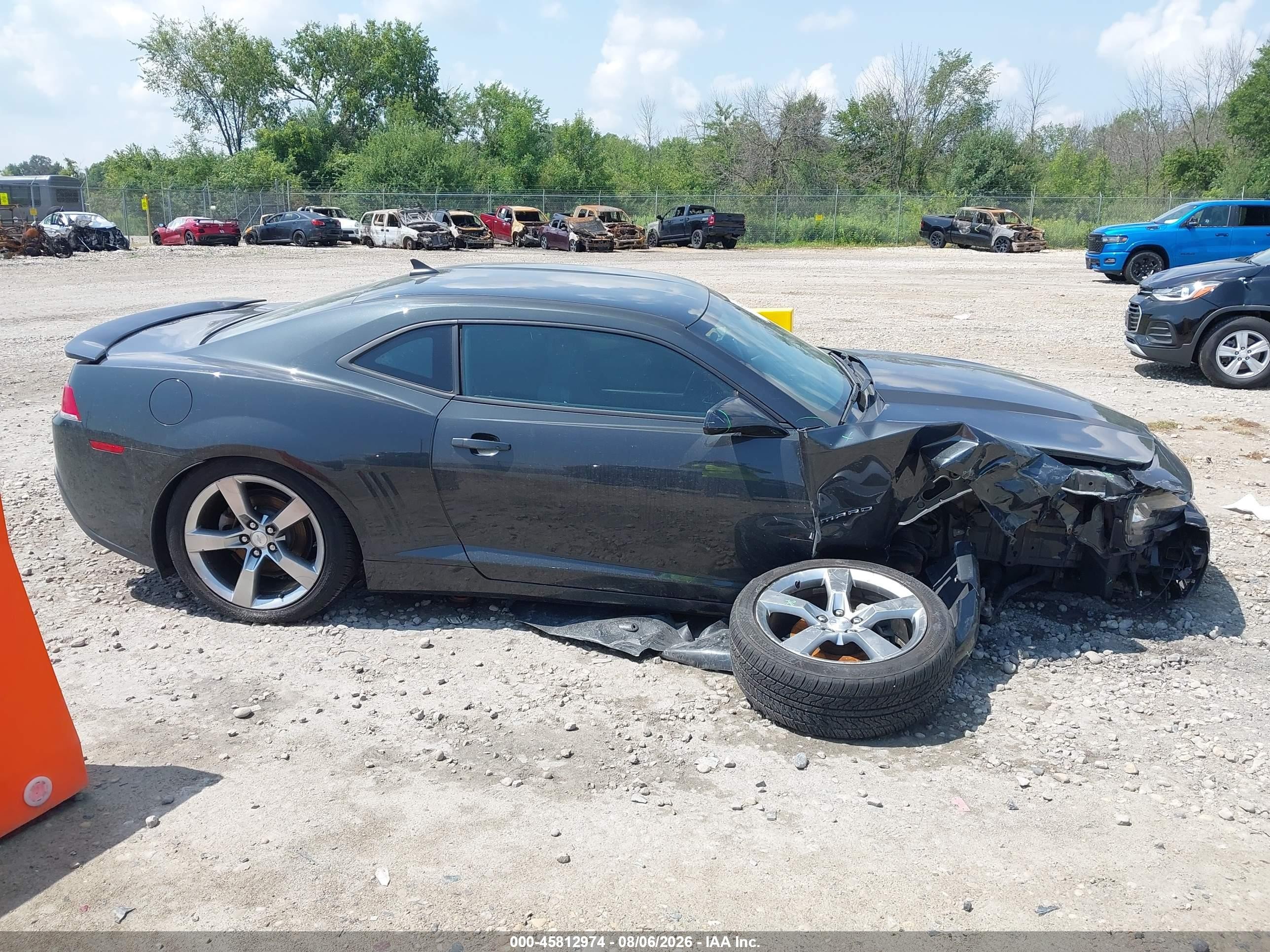 2015 Chevrolet Camaro 2ls Gray vin: 2G1FB1E33F9194995