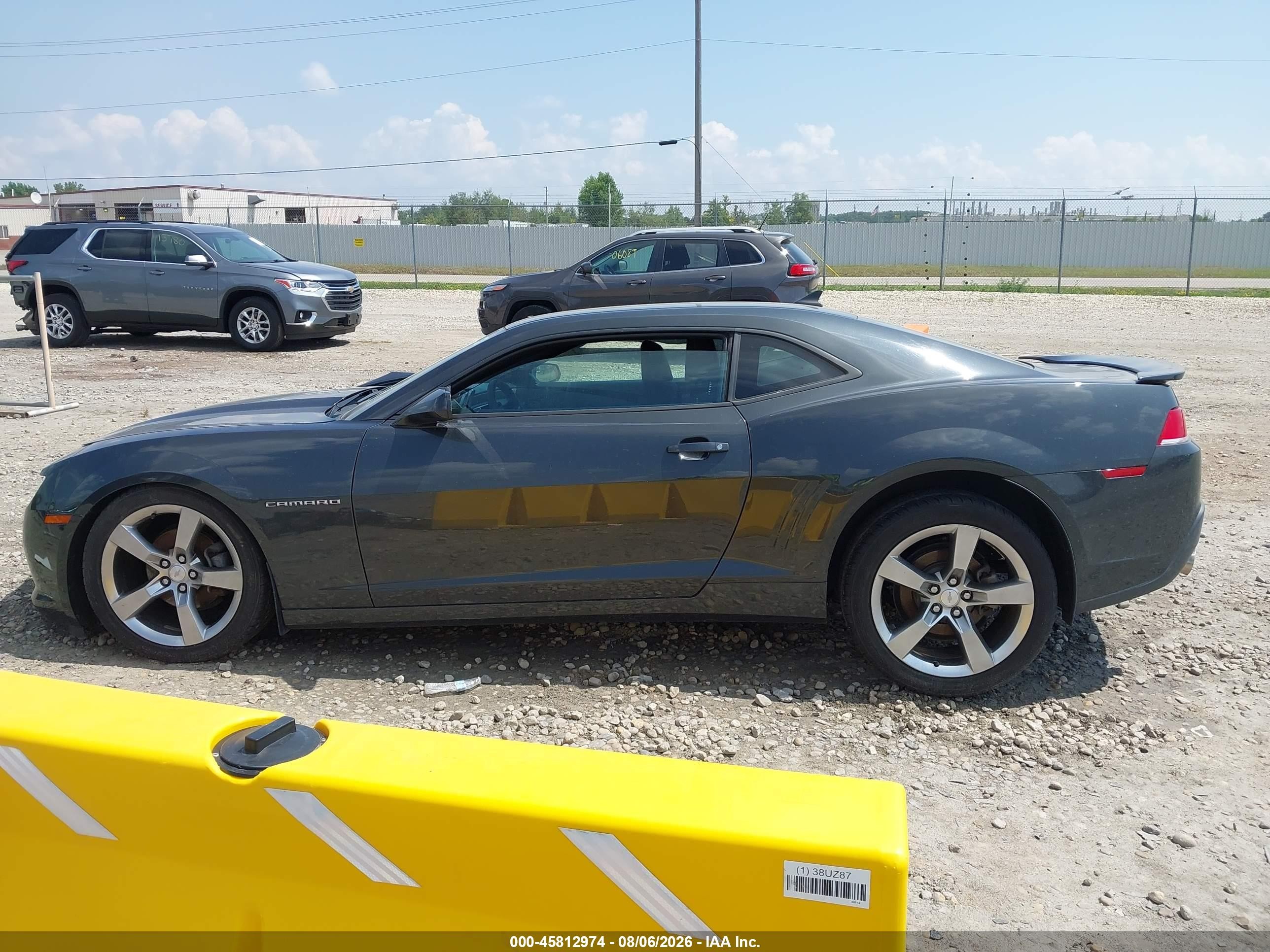 2015 Chevrolet Camaro 2ls Gray vin: 2G1FB1E33F9194995
