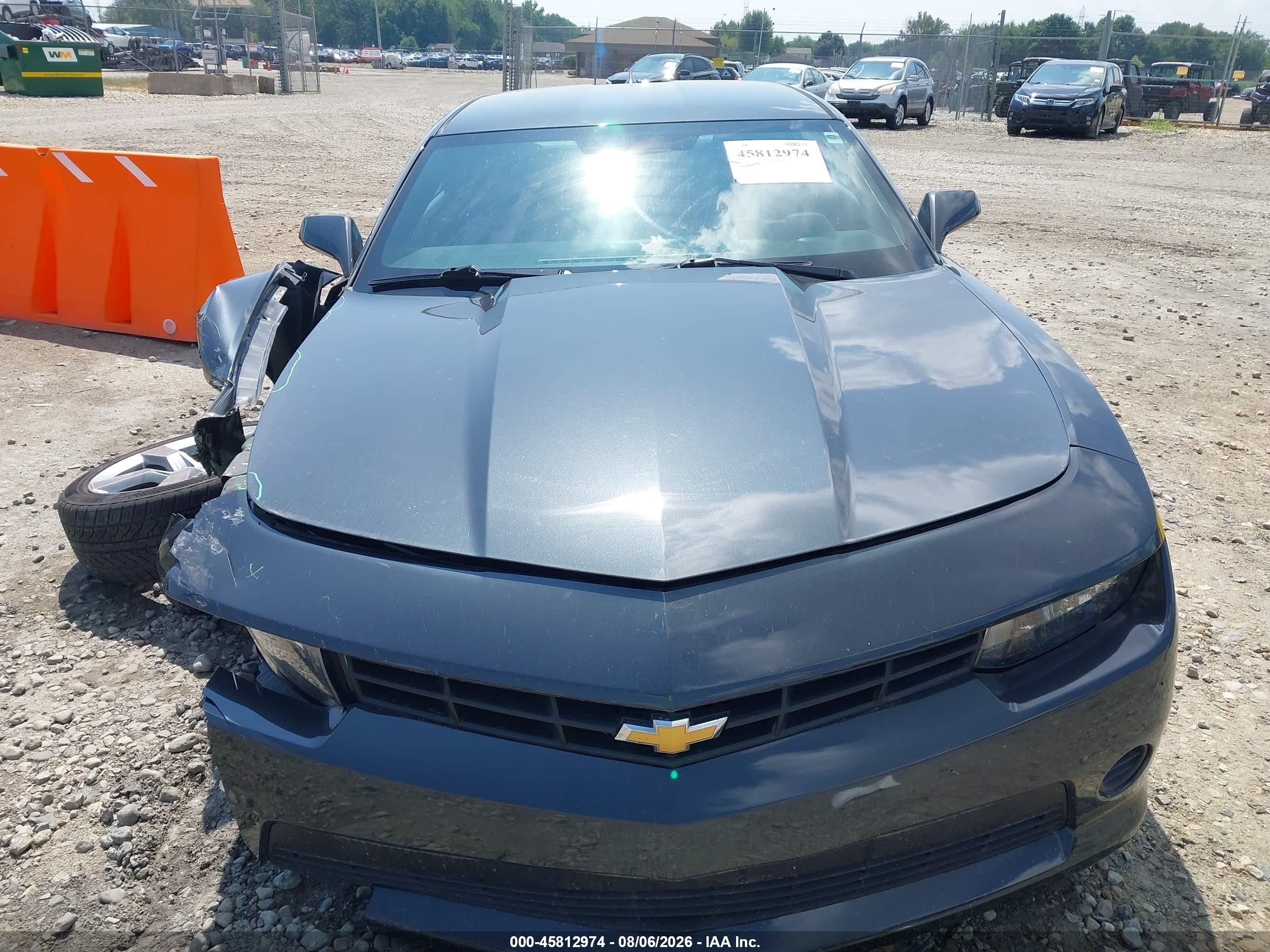 2015 Chevrolet Camaro 2ls Gray vin: 2G1FB1E33F9194995