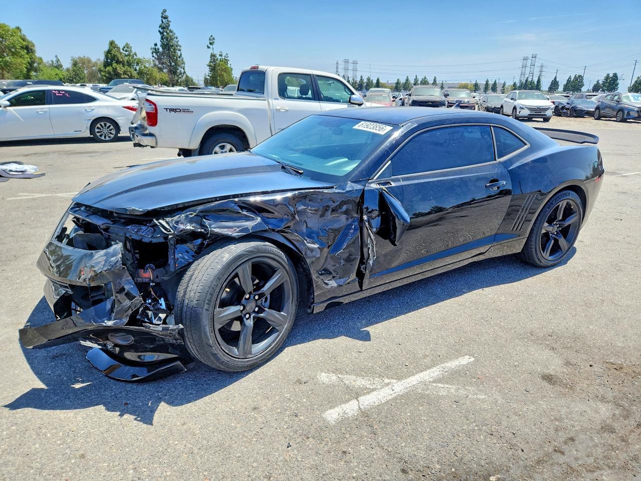 2015 Chevrolet Camaro Ls Black vin: 2G1FB1E33F9209866