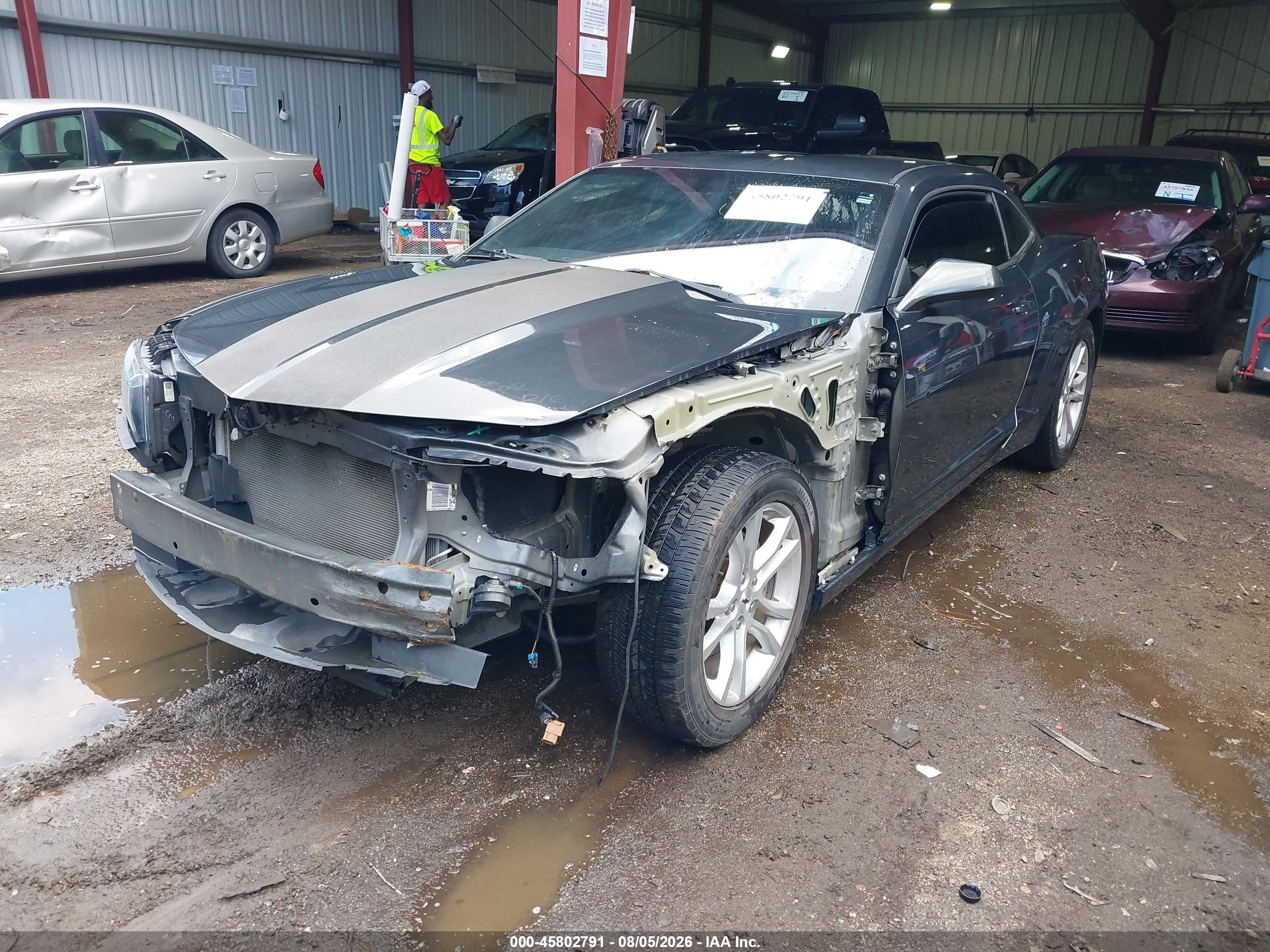 2015 Chevrolet Camaro 2ls Blue vin: 2G1FB1E33F9217014