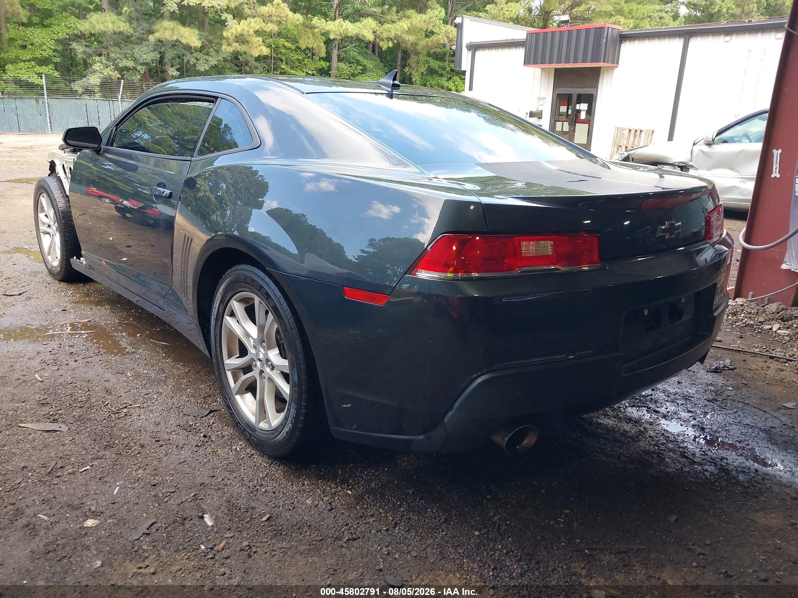 2015 Chevrolet Camaro 2ls Blue vin: 2G1FB1E33F9217014