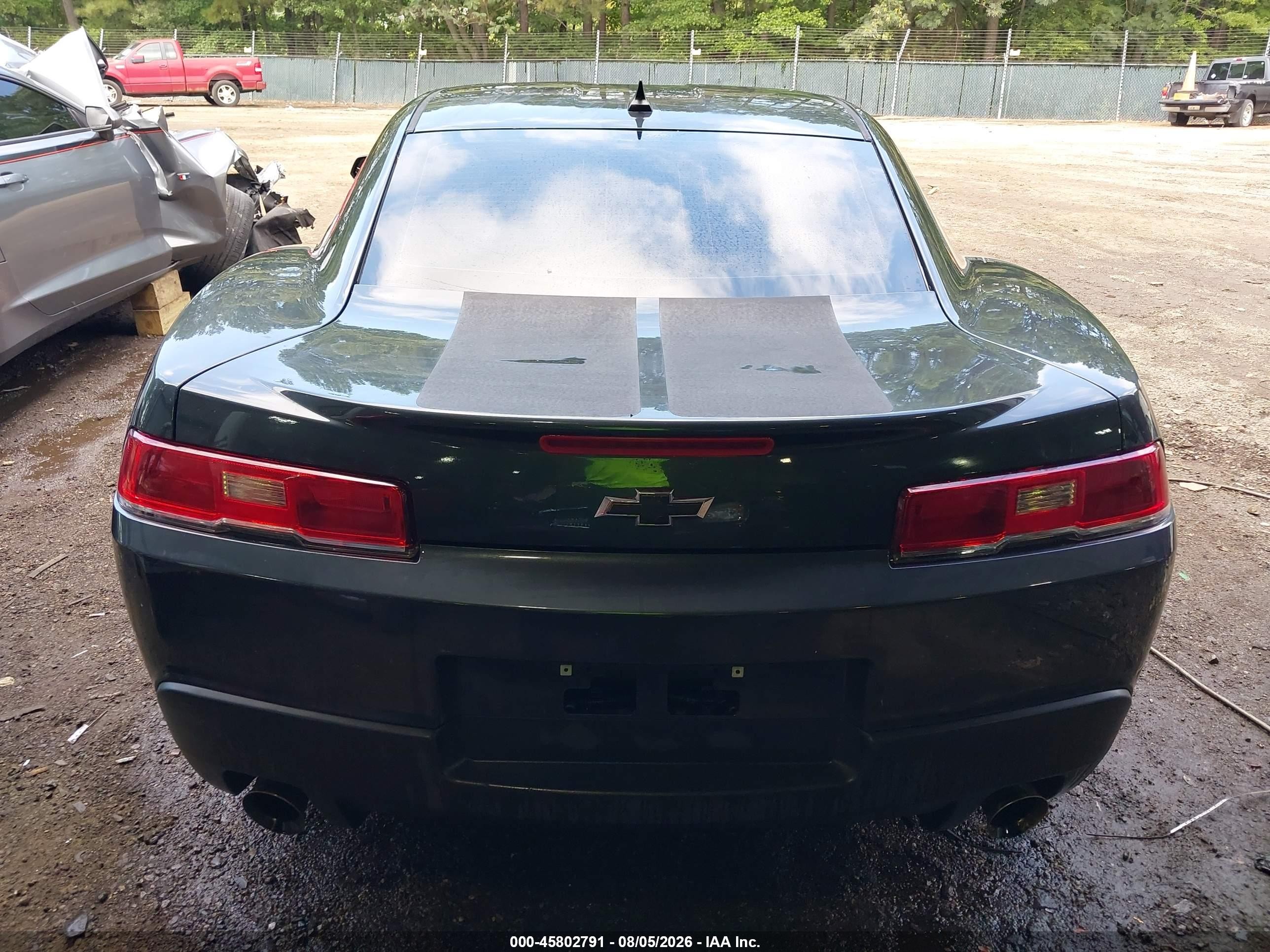 2015 Chevrolet Camaro 2ls Blue vin: 2G1FB1E33F9217014