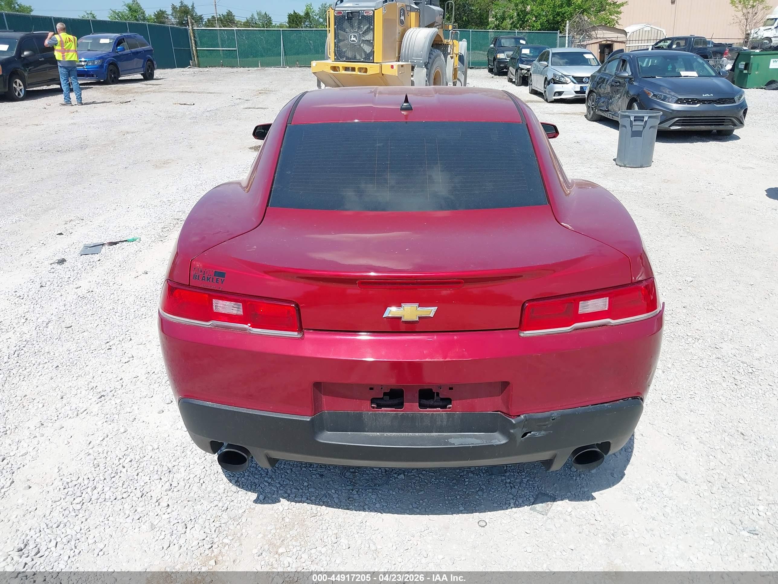 2015 Chevrolet Camaro 2ls Maroon vin: 2G1FB1E33F9217952