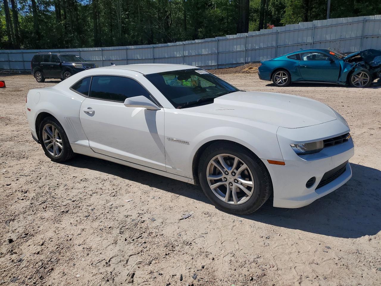 2015 Chevrolet Camaro Ls White vin: 2G1FB1E33F9293199