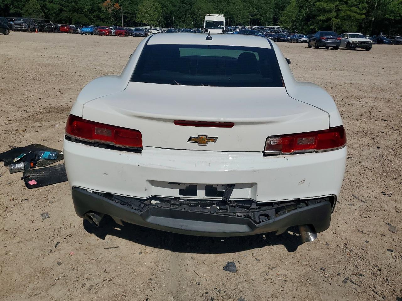 2015 Chevrolet Camaro Ls White vin: 2G1FB1E33F9293199
