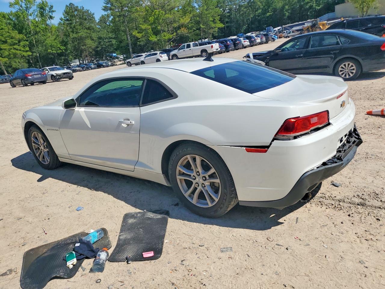 2015 Chevrolet Camaro Ls White vin: 2G1FB1E33F9293199