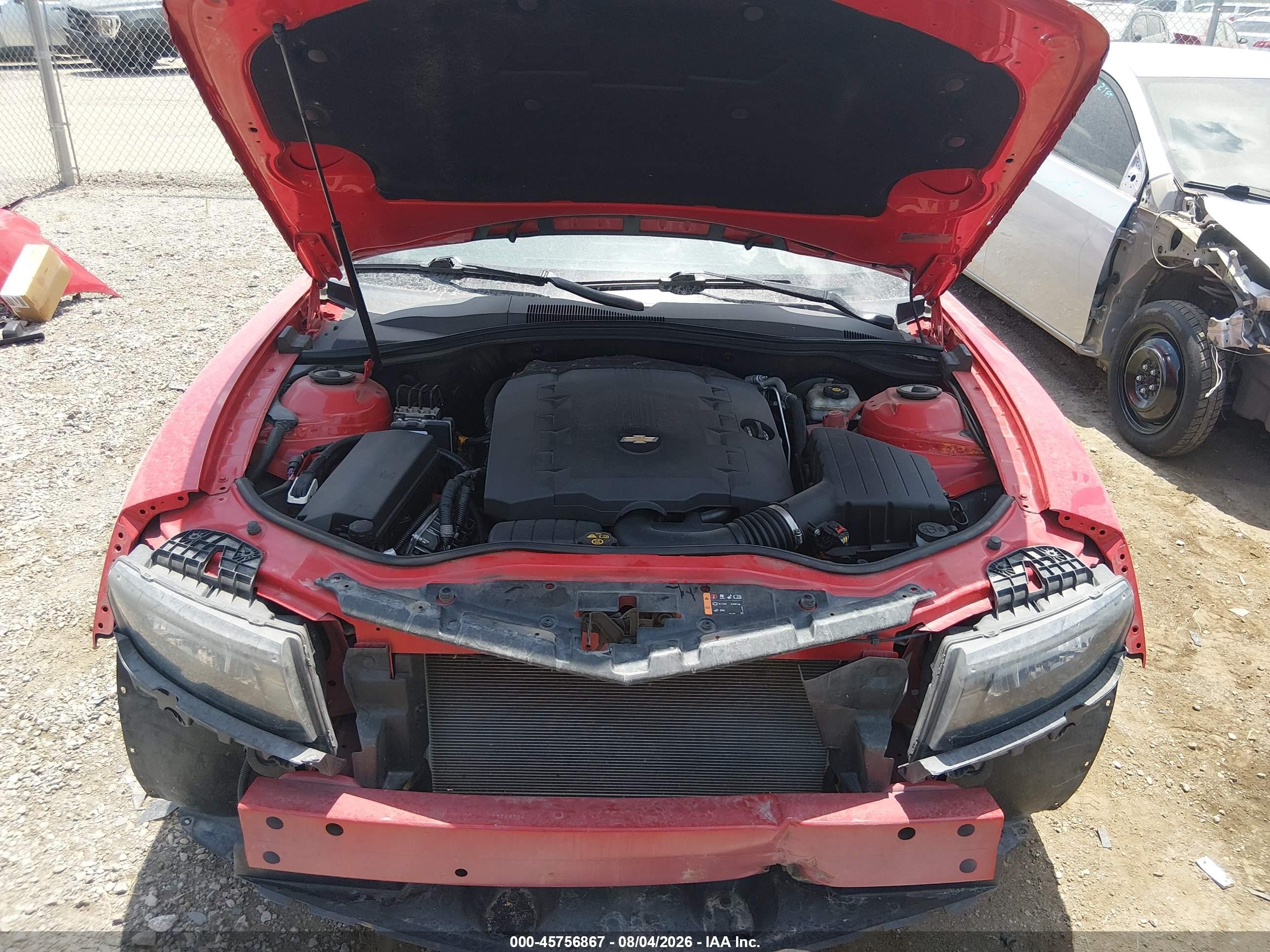 2015 Chevrolet Camaro 2ls Red vin: 2G1FB1E33F9301799