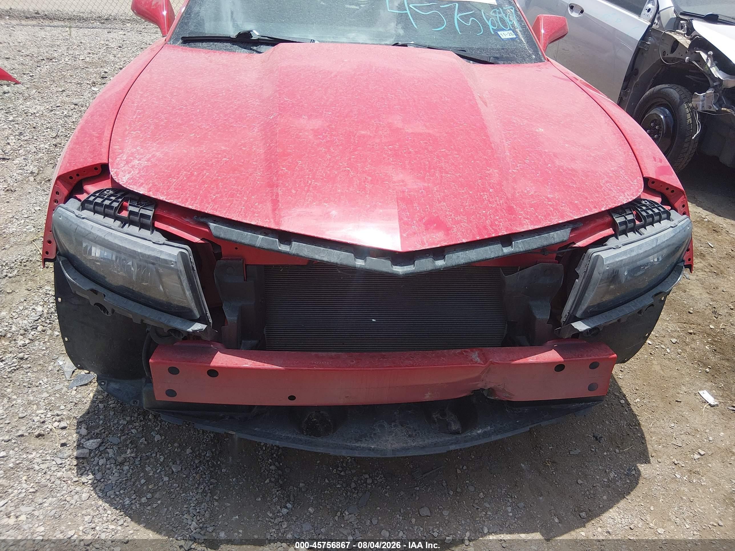2015 Chevrolet Camaro 2ls Red vin: 2G1FB1E33F9301799